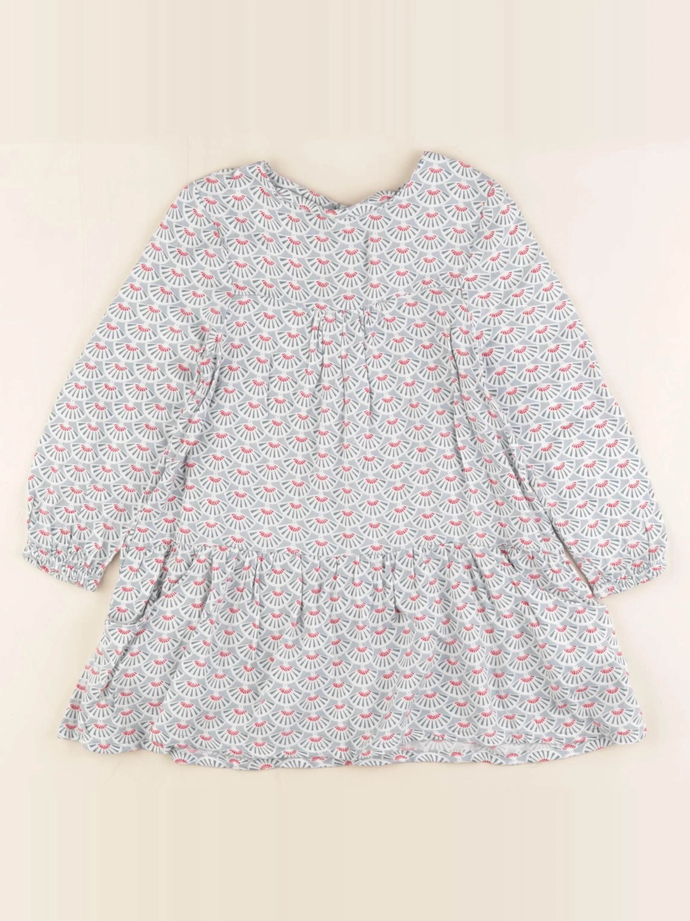 Vertbaudet - robe multicolore - 4 ans