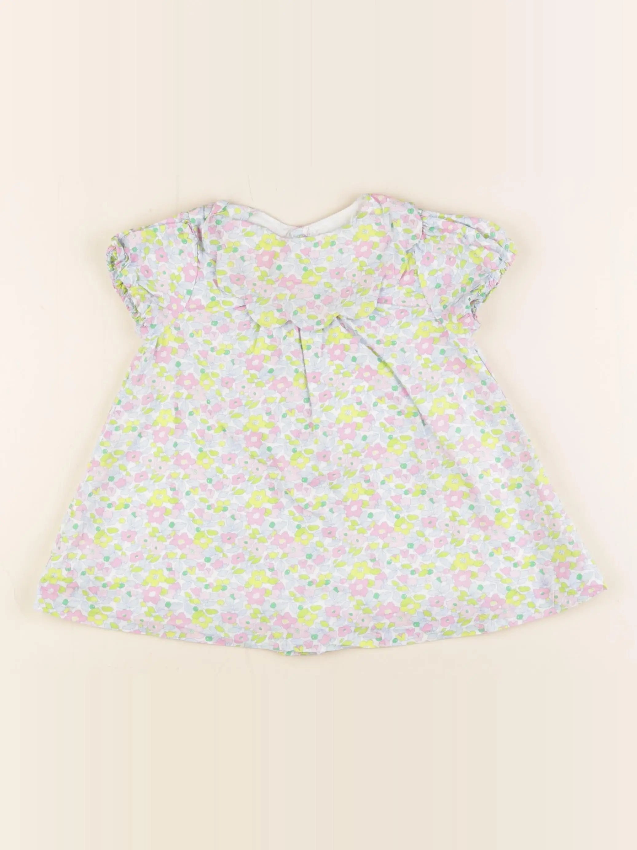 Jacadi - robe liberty multicolore - 12 mois