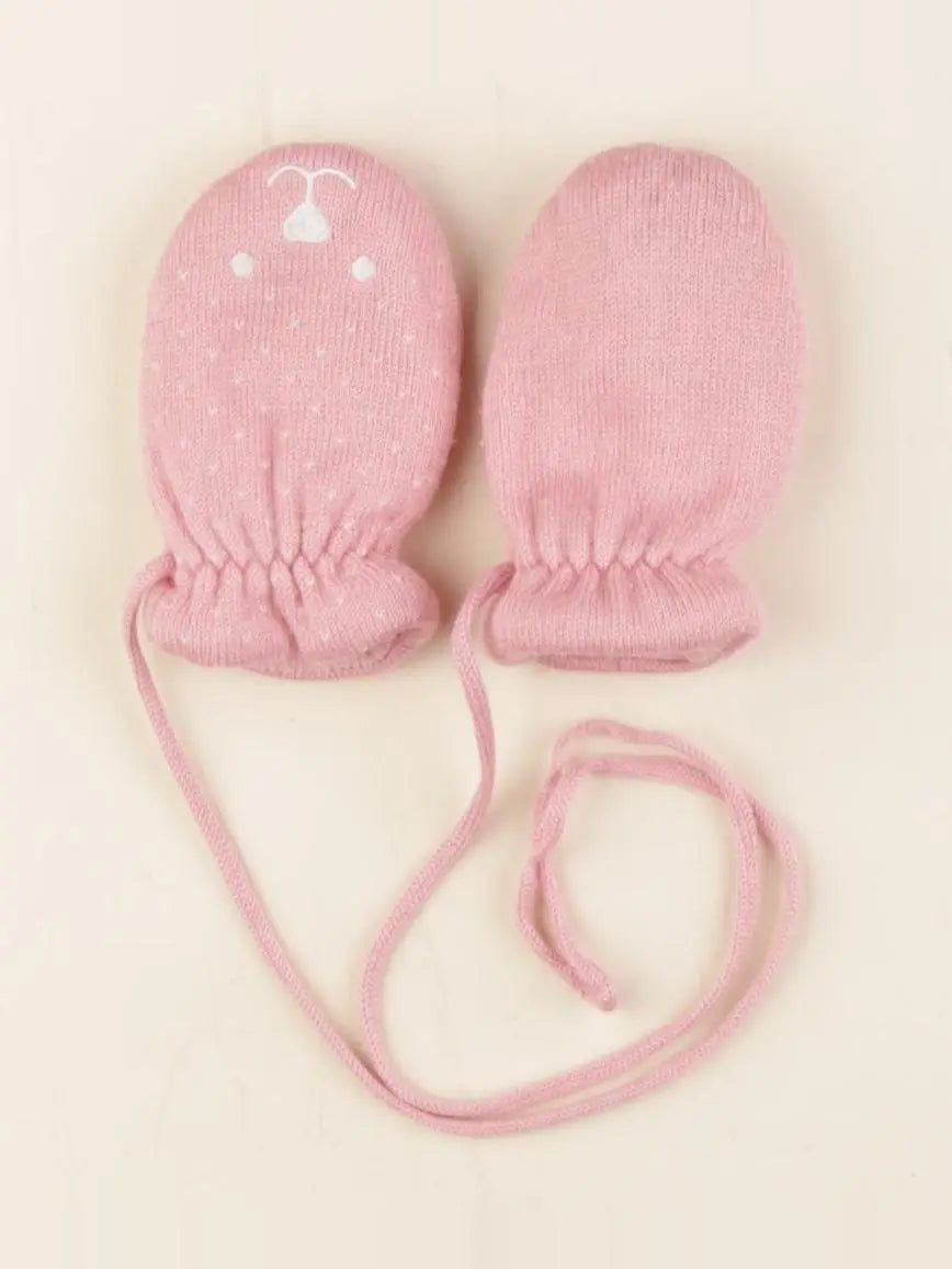 Petit Bateau - moufles rose - 12/24 mois
