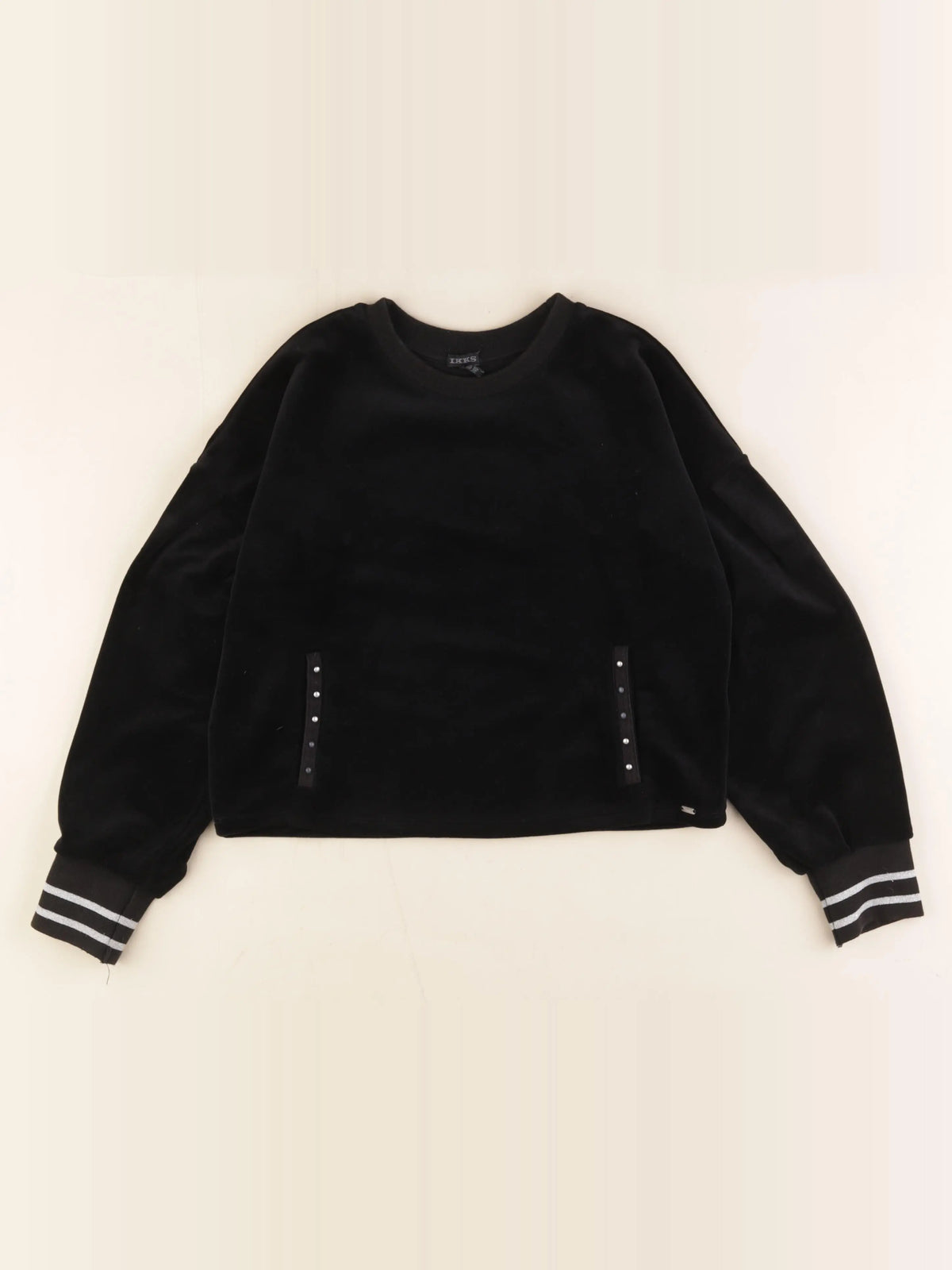 IKKS - sweat noir - 10 ans