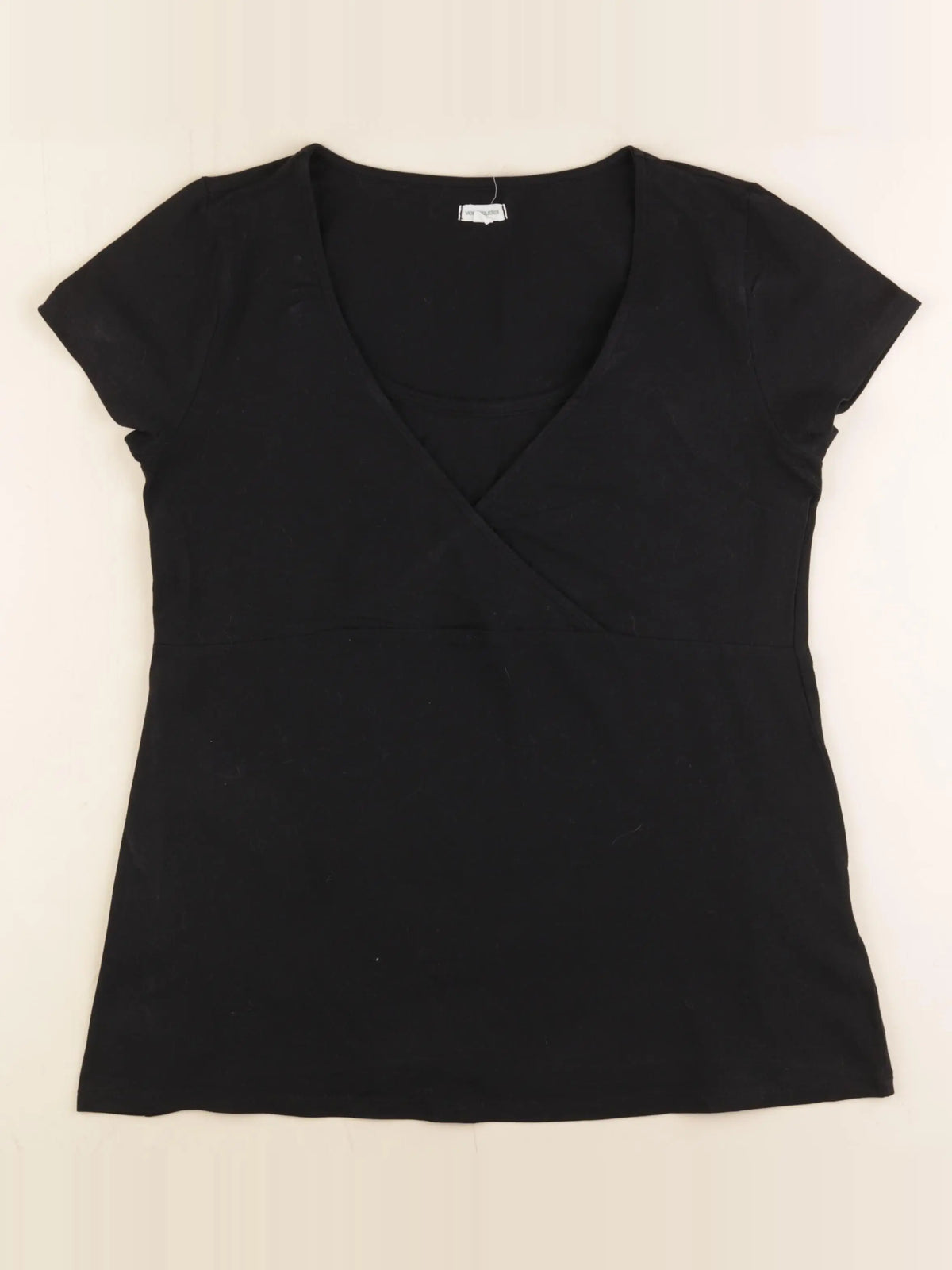 Vertbaudet - tee-shirt grossesse, allaitement noir - 38 à 40