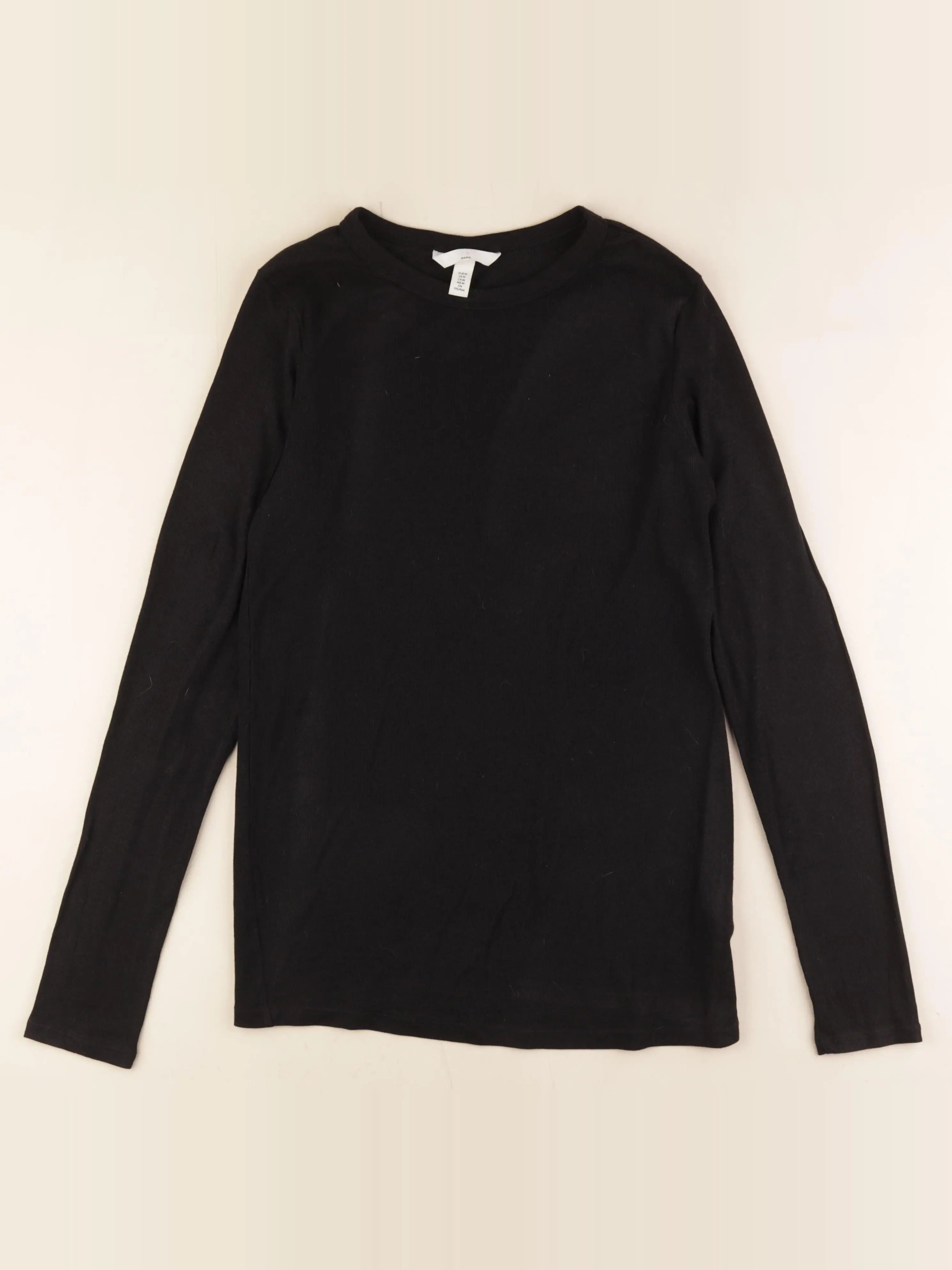 H&M - tee-shirt grossesse noir - m