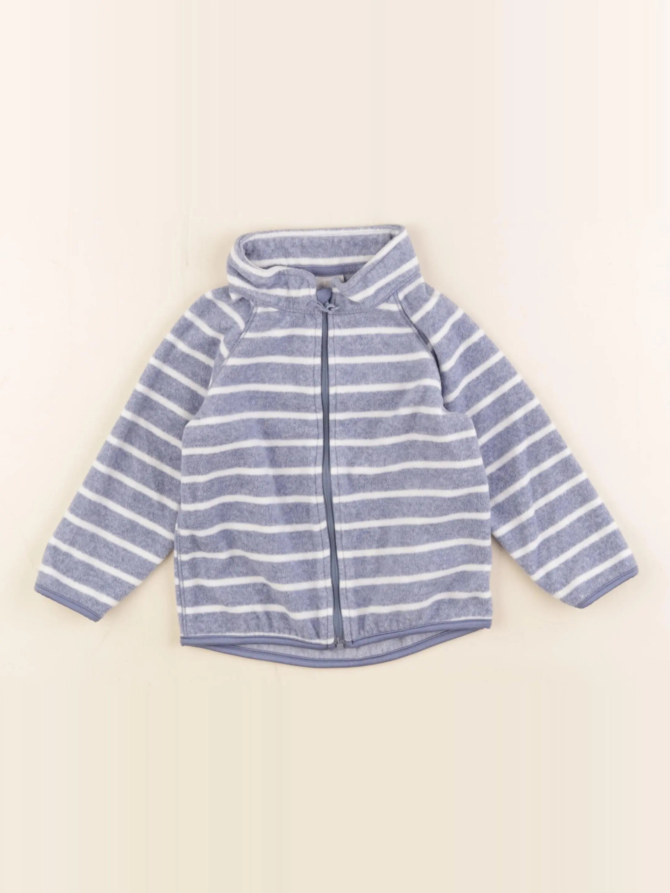 H&M - polaire bleu - 9/12 mois