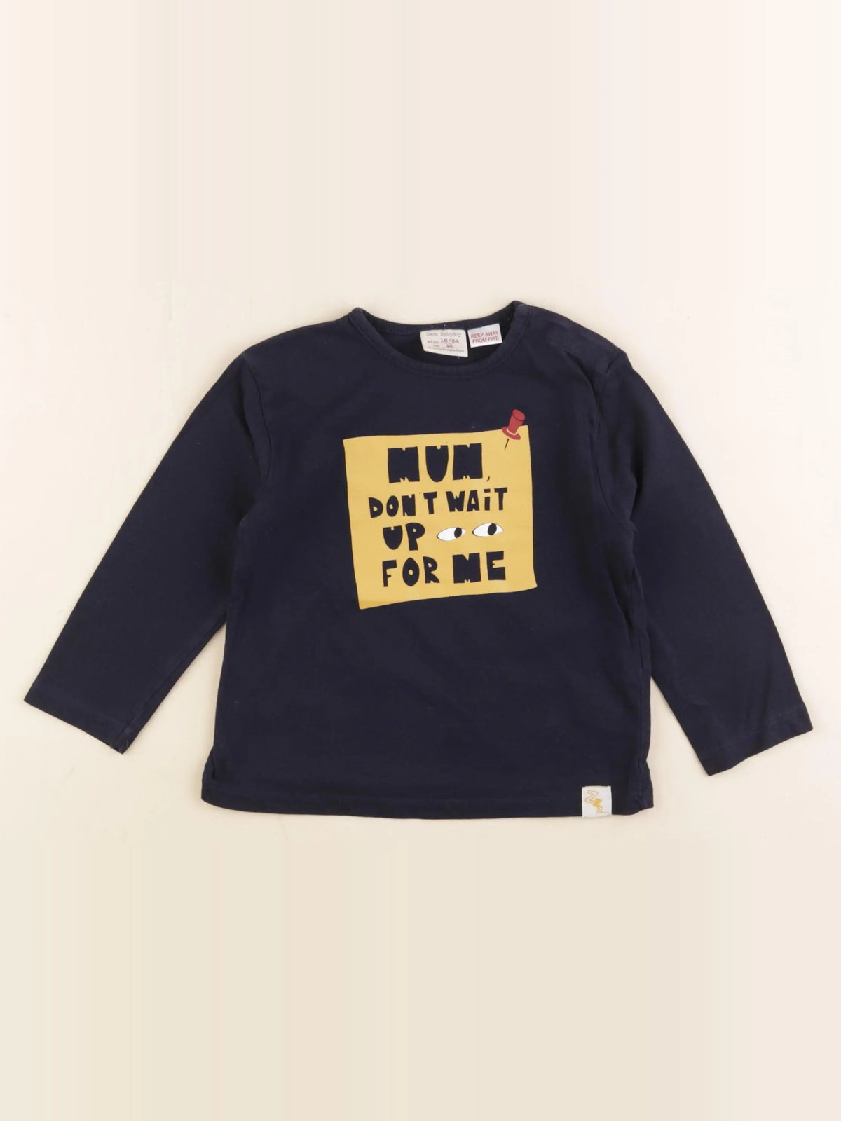 Zara - tee-shirt bleu - 18/24 mois