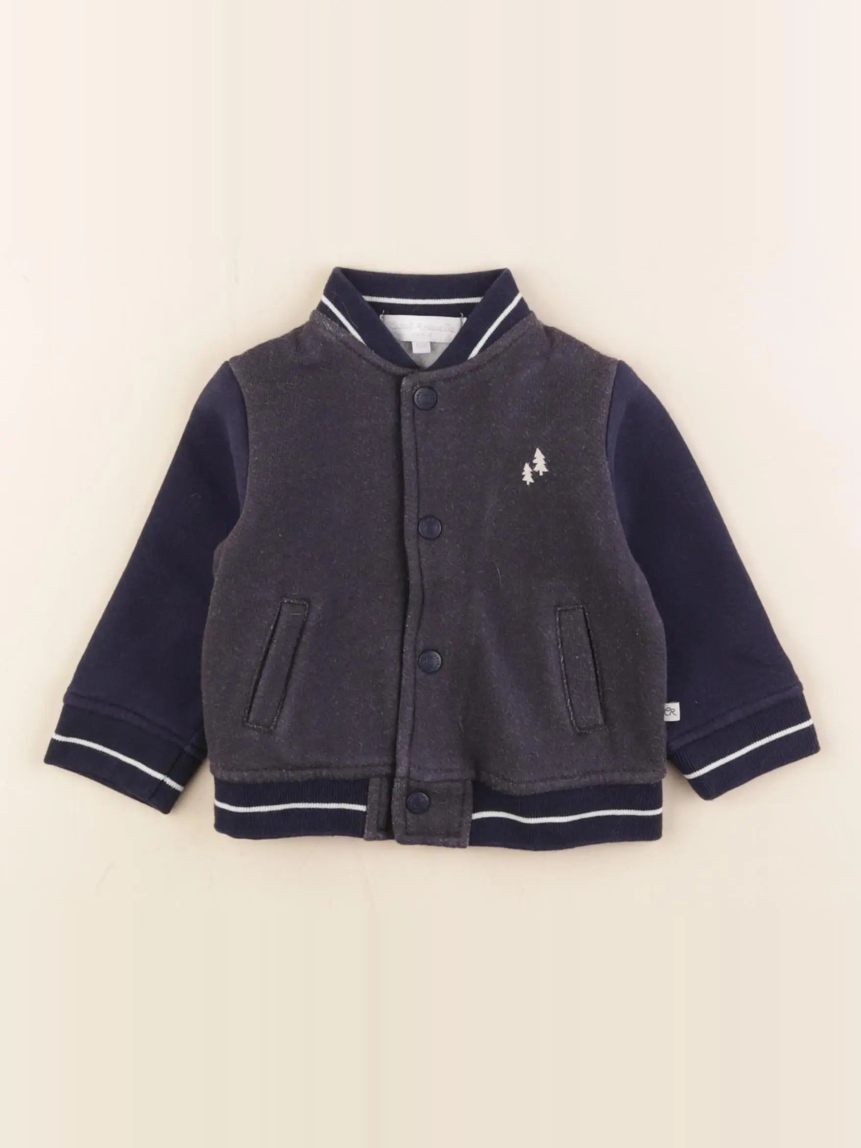 Cadet Rousselle - sweat bleu - 6 mois
