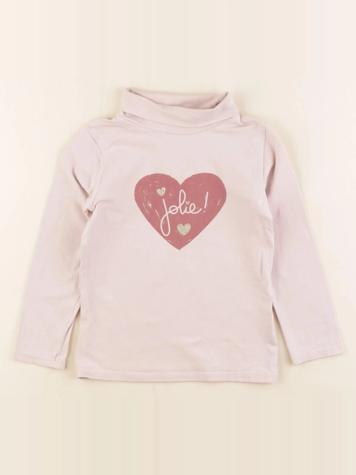 Vertbaudet - sous-pull rose - 4 ans