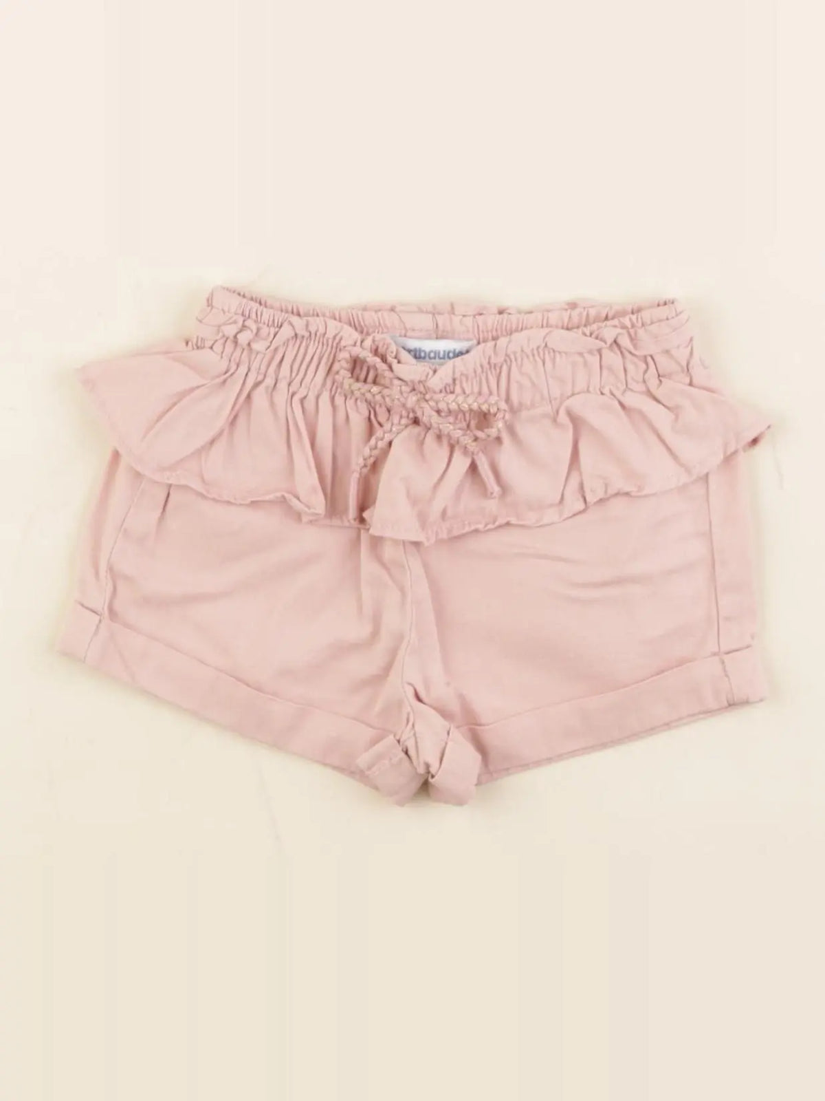 Vertbaudet - short rose - 12 mois