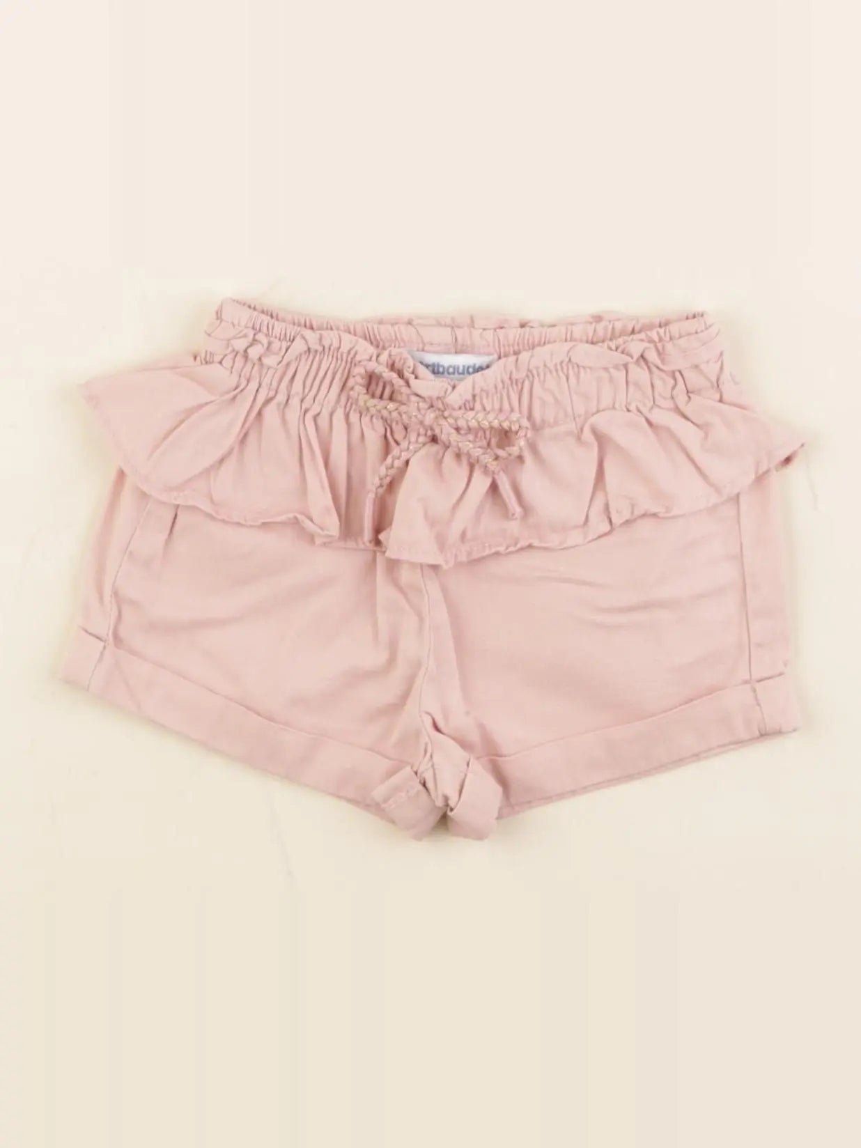 Vertbaudet - short rose - 12 mois