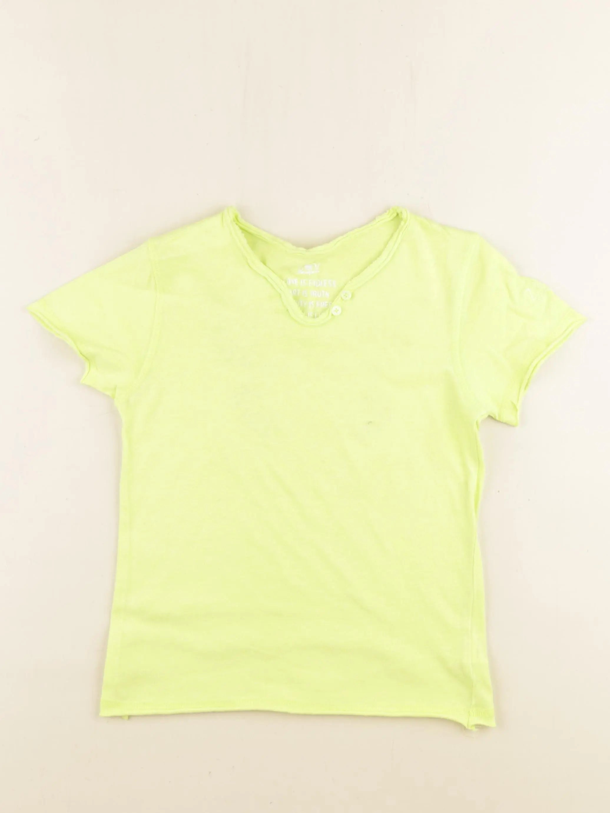 Zadig & Voltaire - tee-shirt jaune - 6 ans