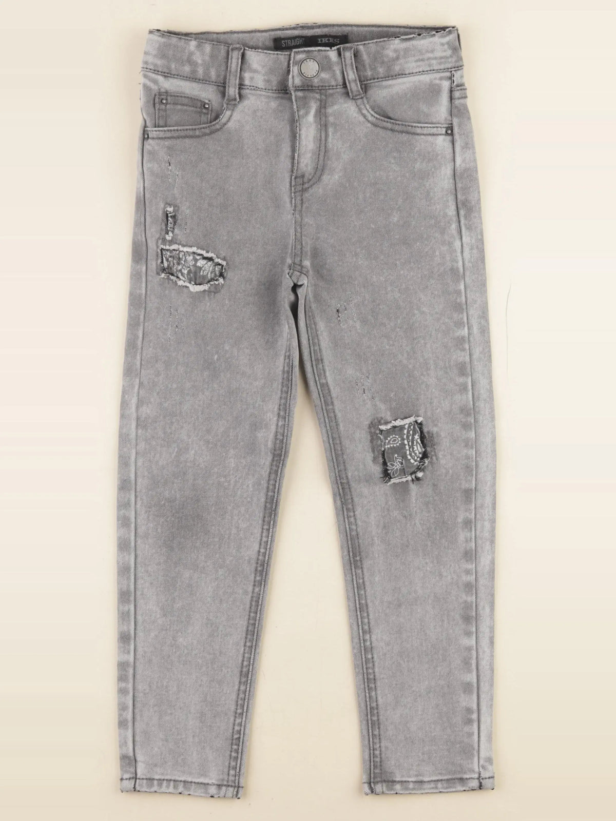 IKKS - jean gris - 6 ans