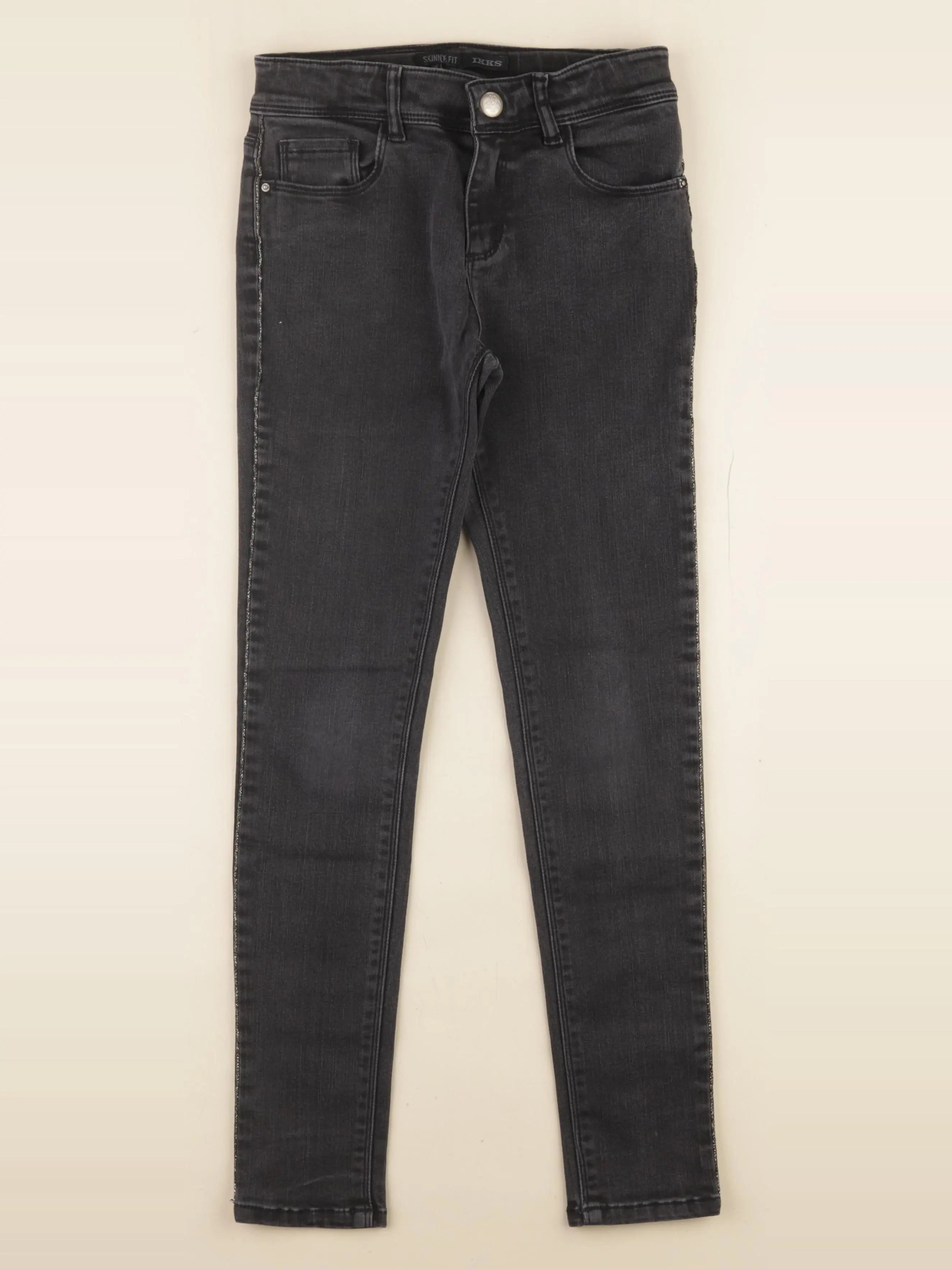 IKKS - jean gris - 10 ans