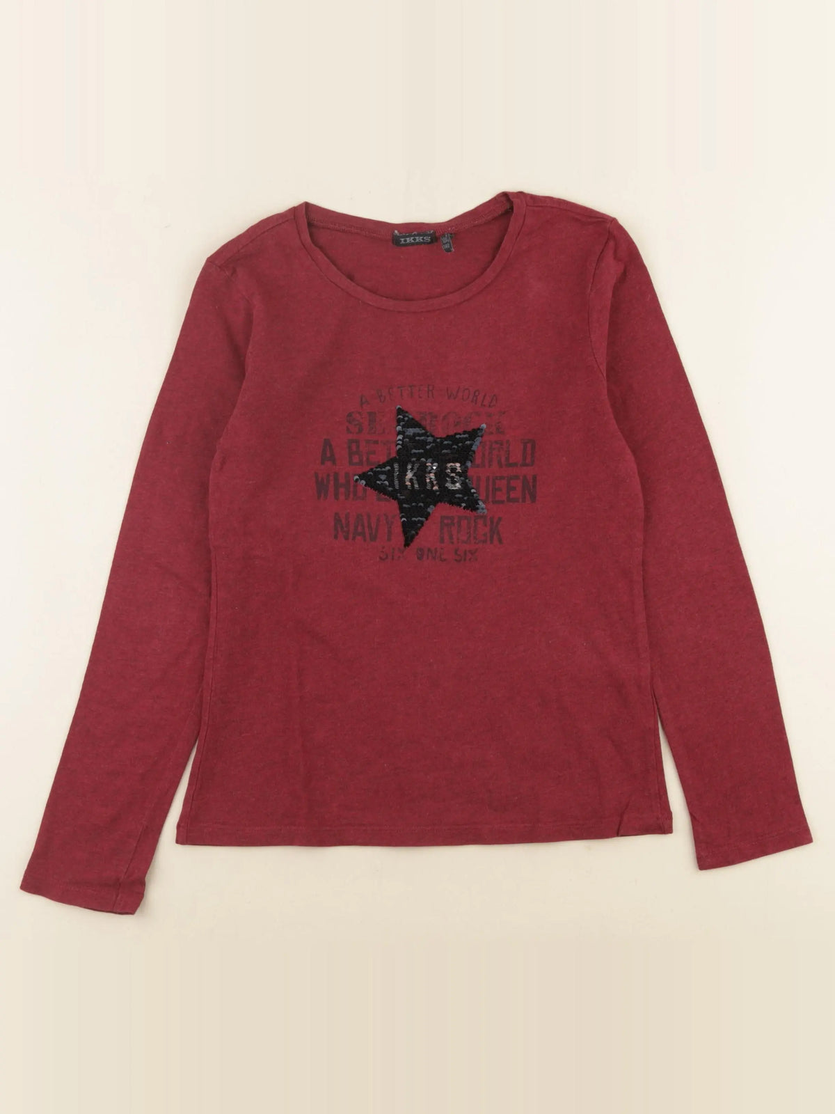 IKKS - tee-shirt rouge - 10 ans