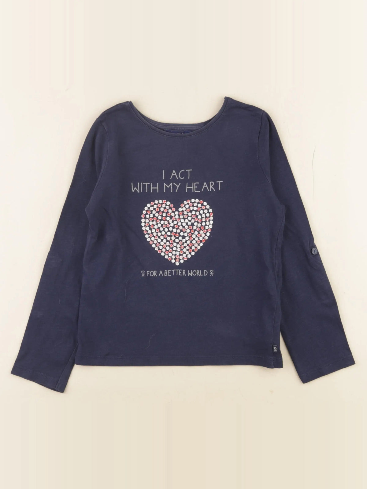 Okaidi - tee-shirt bleu - 6 ans