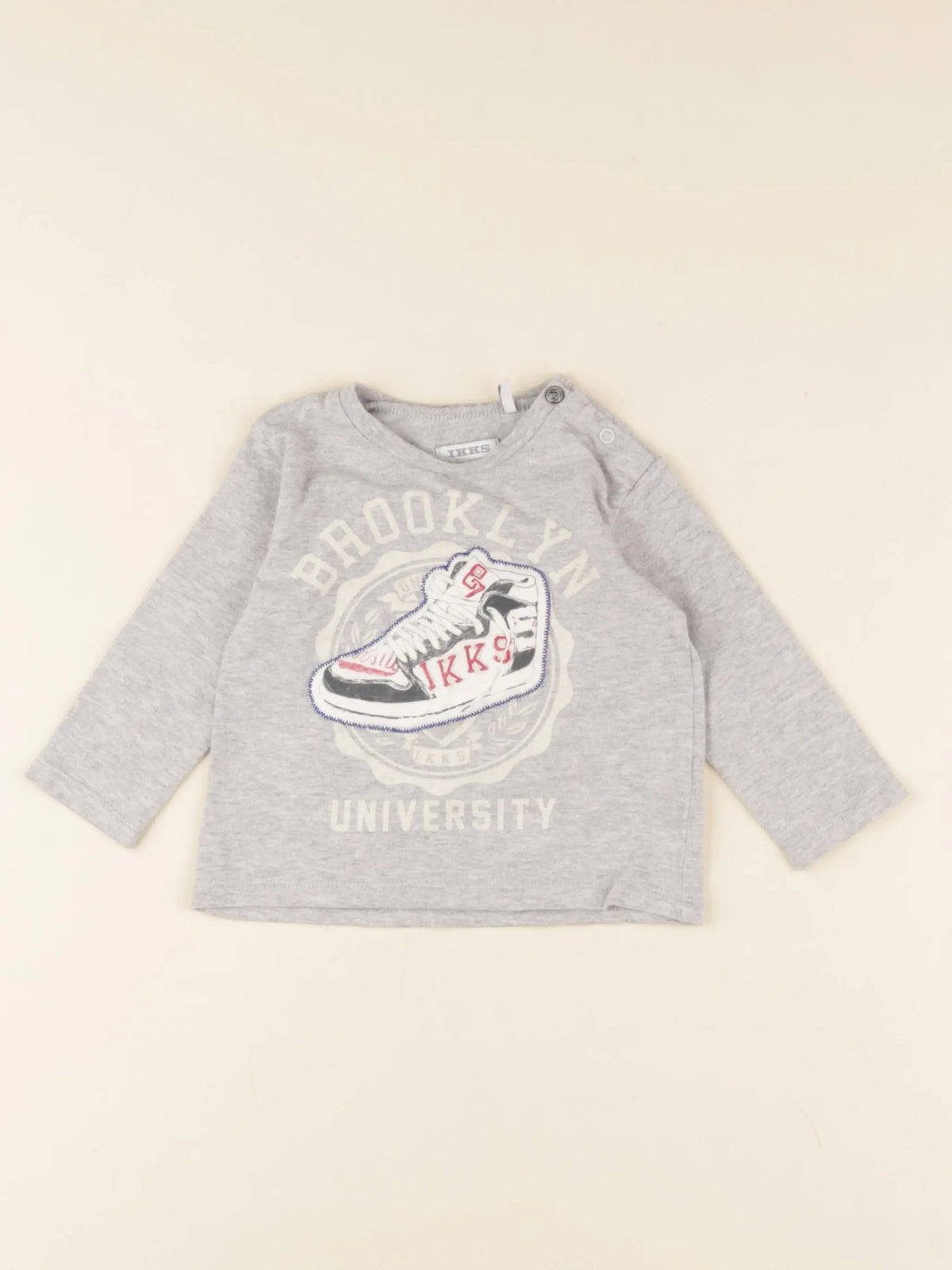 IKKS - tee-shirt gris - 6 mois