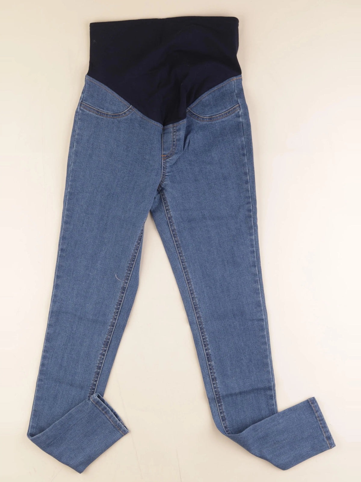 Vertbaudet - jean grossesse bleu - 34