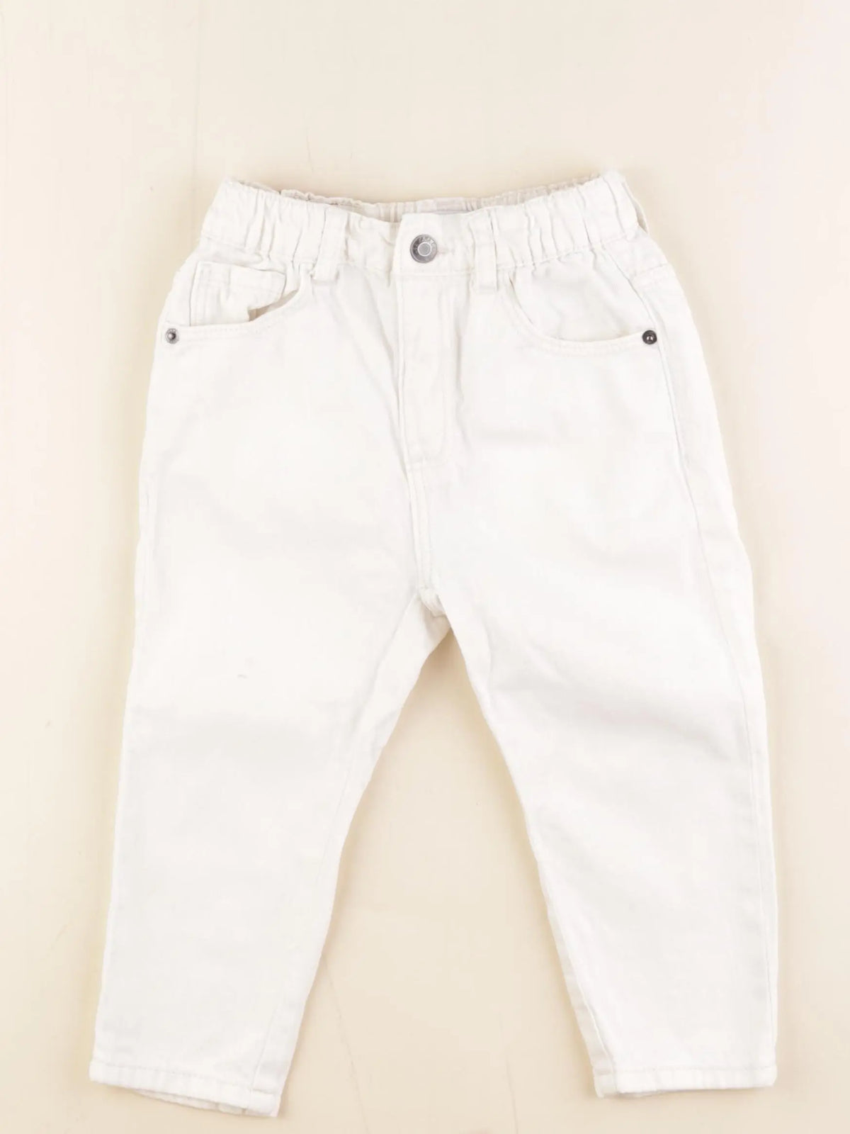 Zara - jean blanc - 18/24 mois