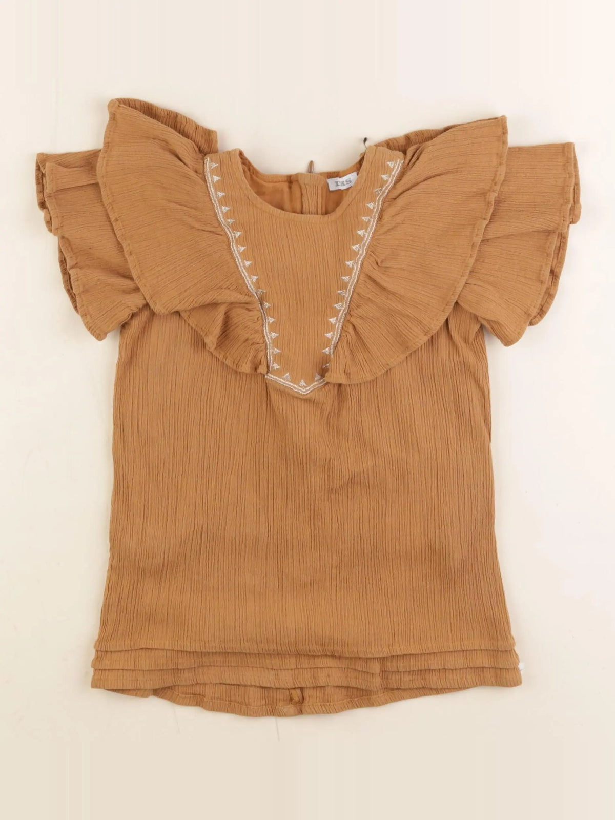 IKKS - blouse marron - 18 mois