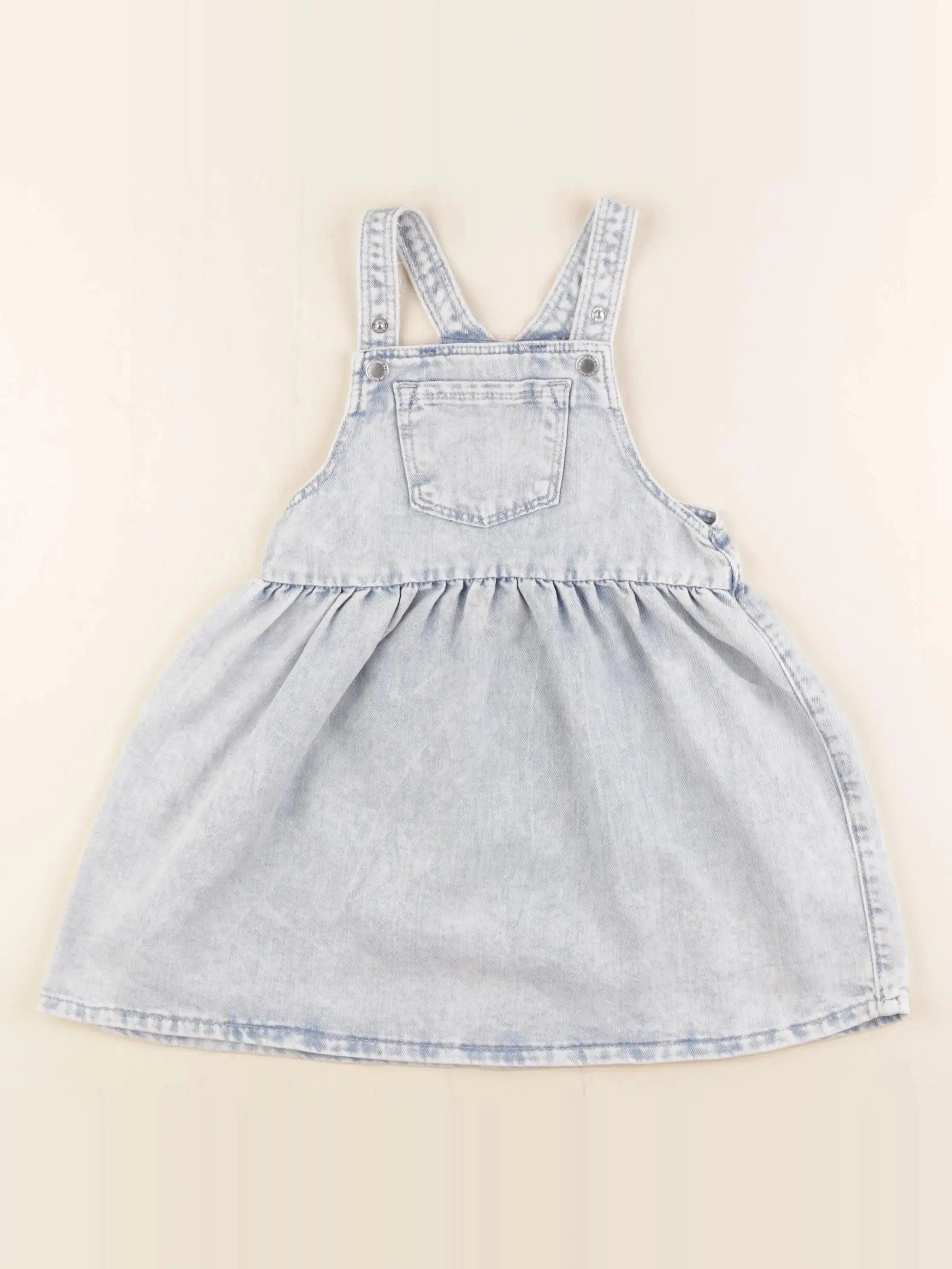 H&M - robe bleu - 18/24 mois