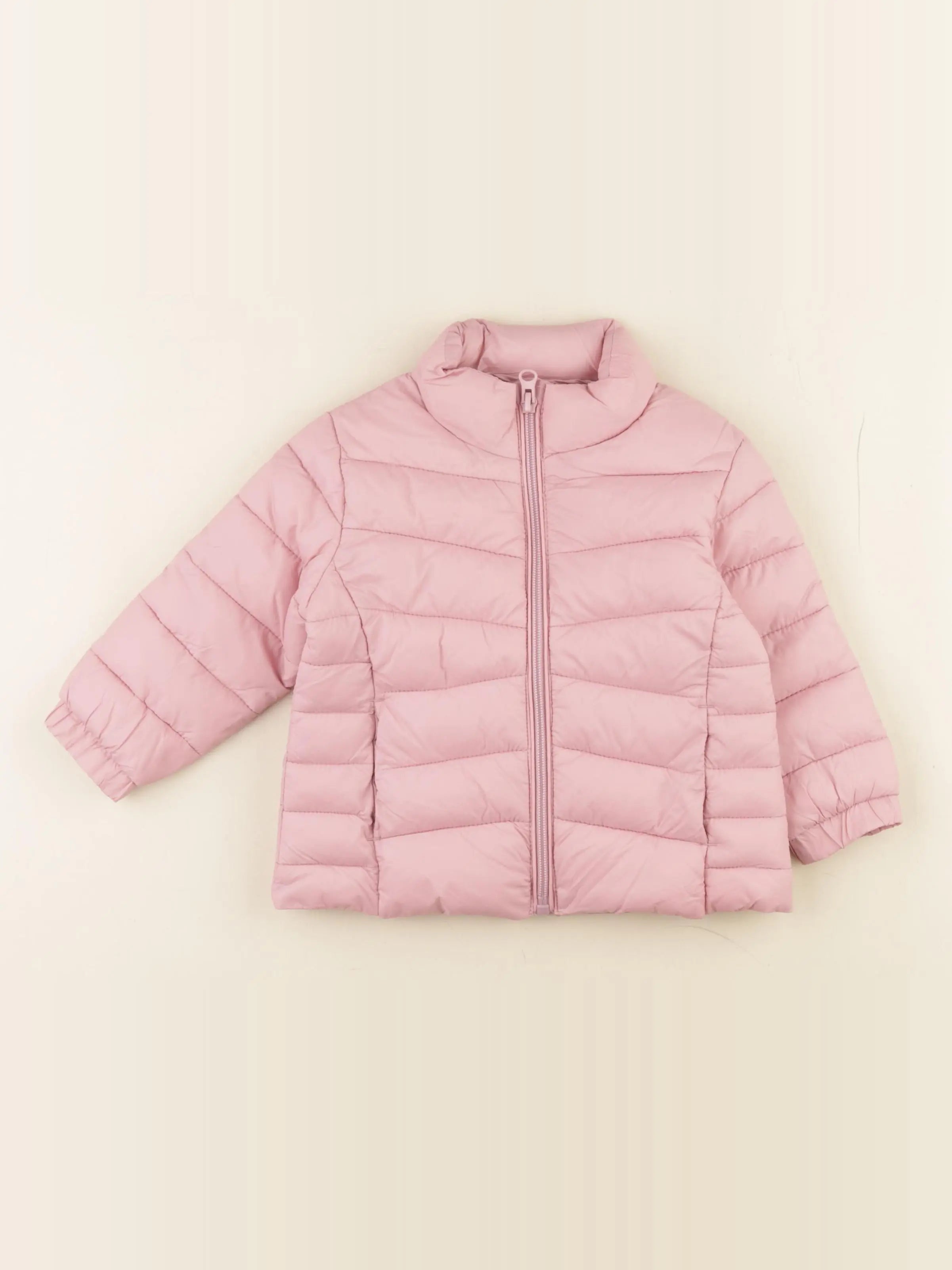 Mango - doudoune rose - 9/12 mois
