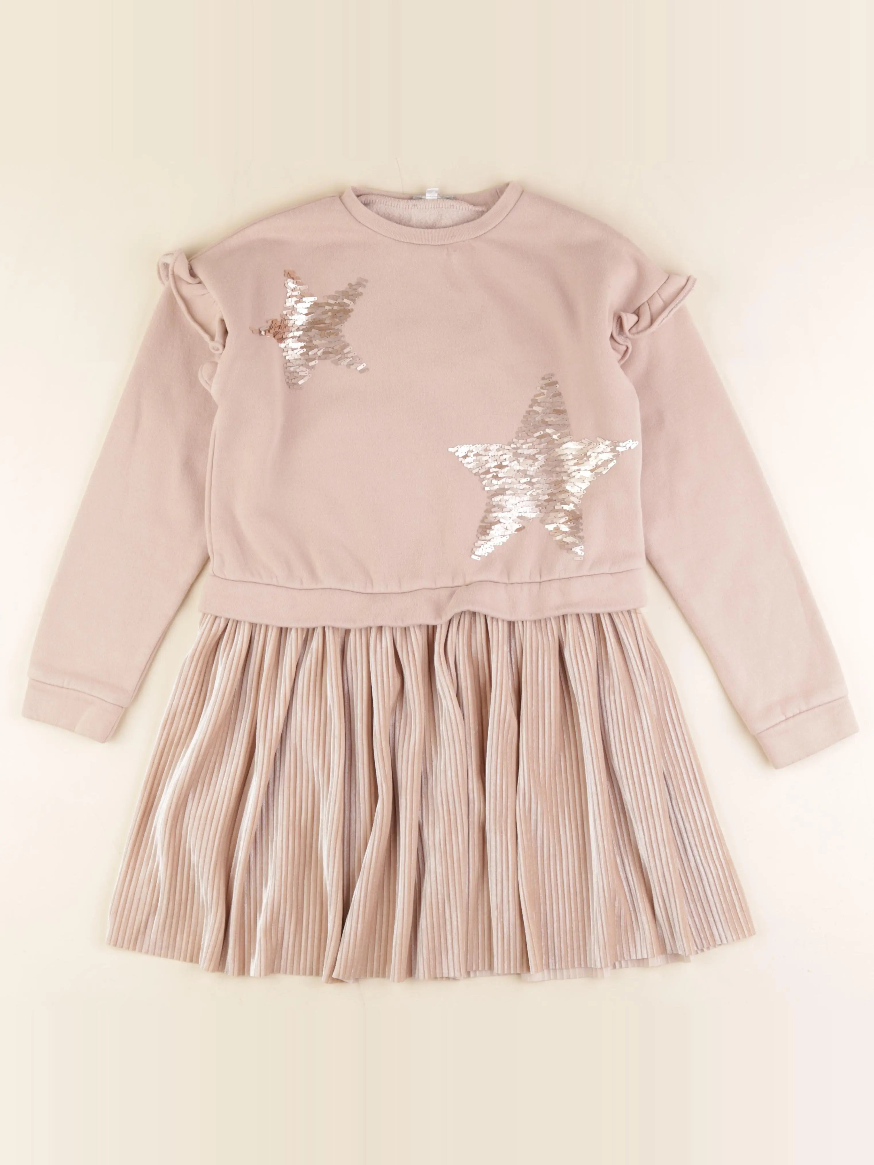 Vertbaudet - robe rose - 10 ans