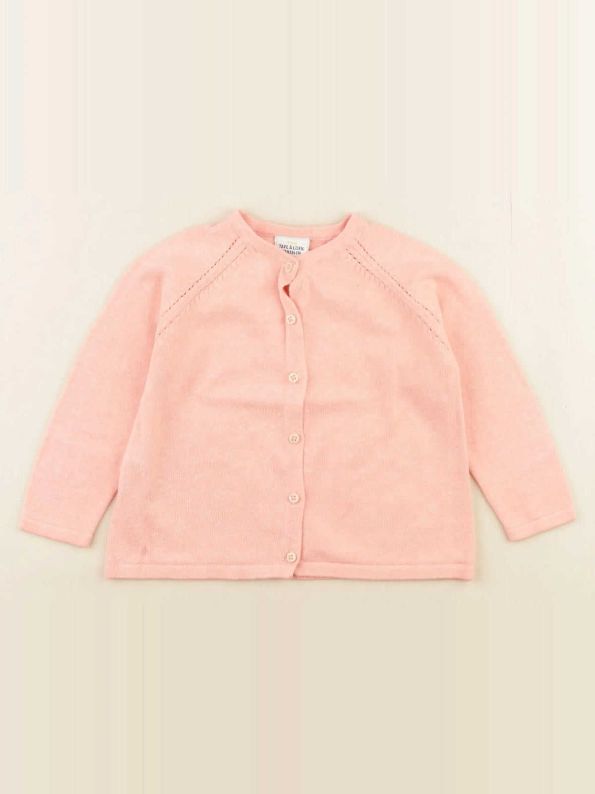 Tape à l'oeil - gilet rose - 24 mois