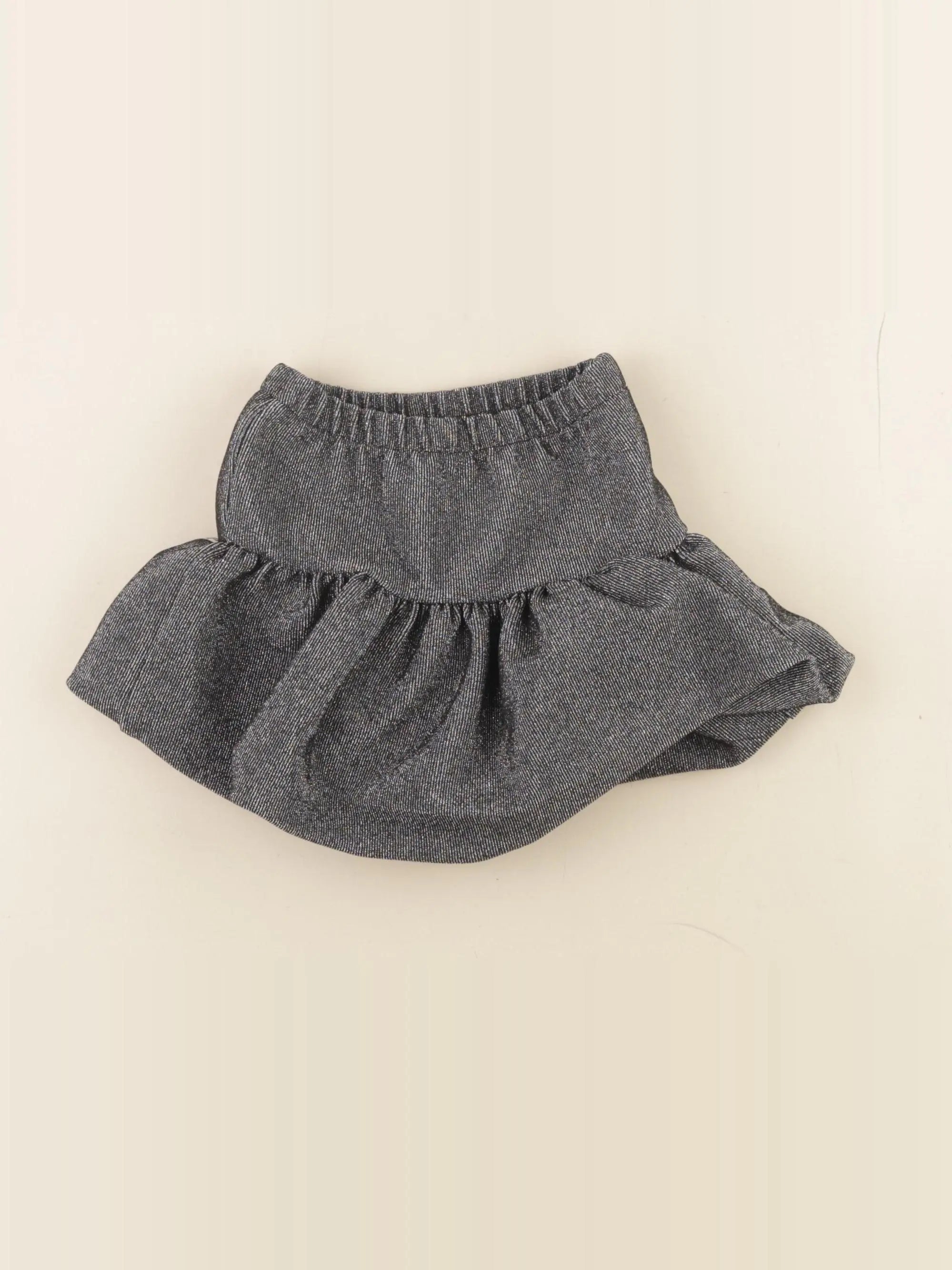 Zara - jupe argent - 2 ans
