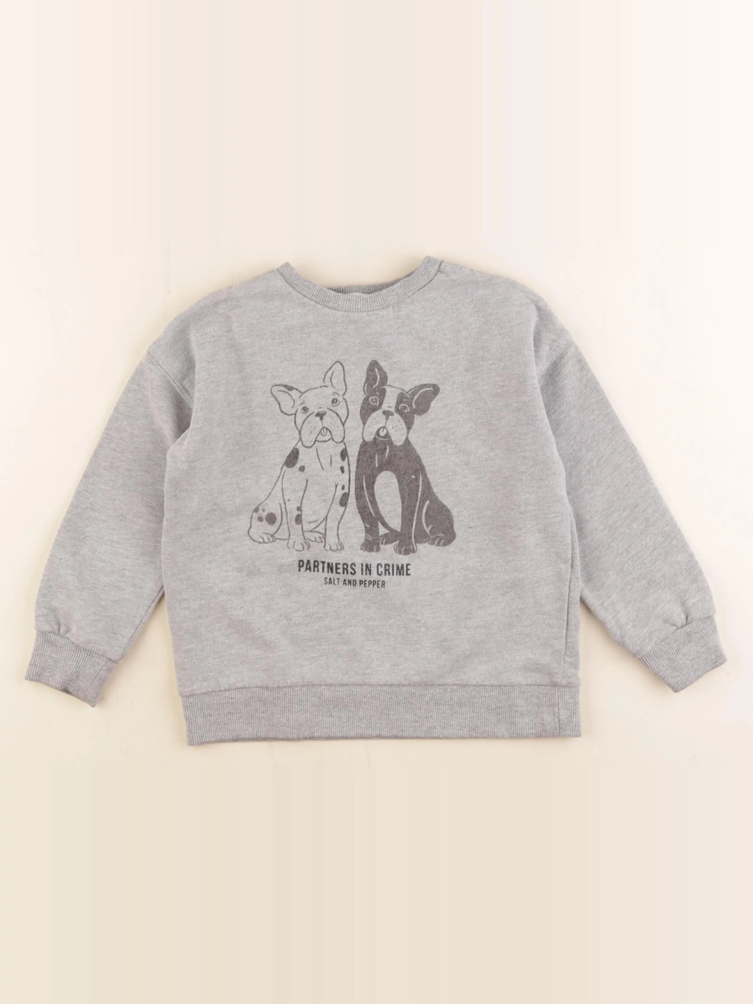Mango - sweat gris - 6 ans