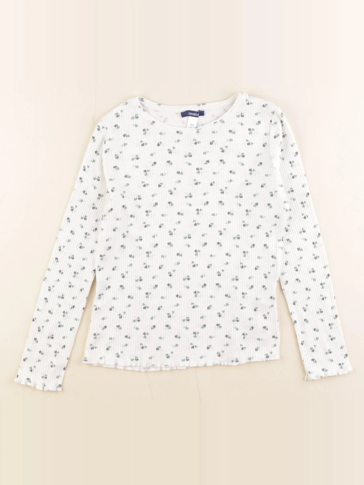 Okaidi - tee-shirt blanc - 8 ans