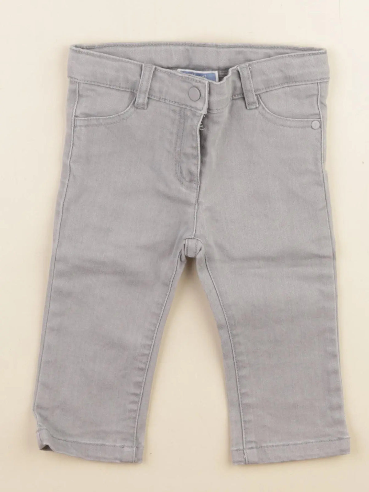 Jacadi - jean gris - 12 mois