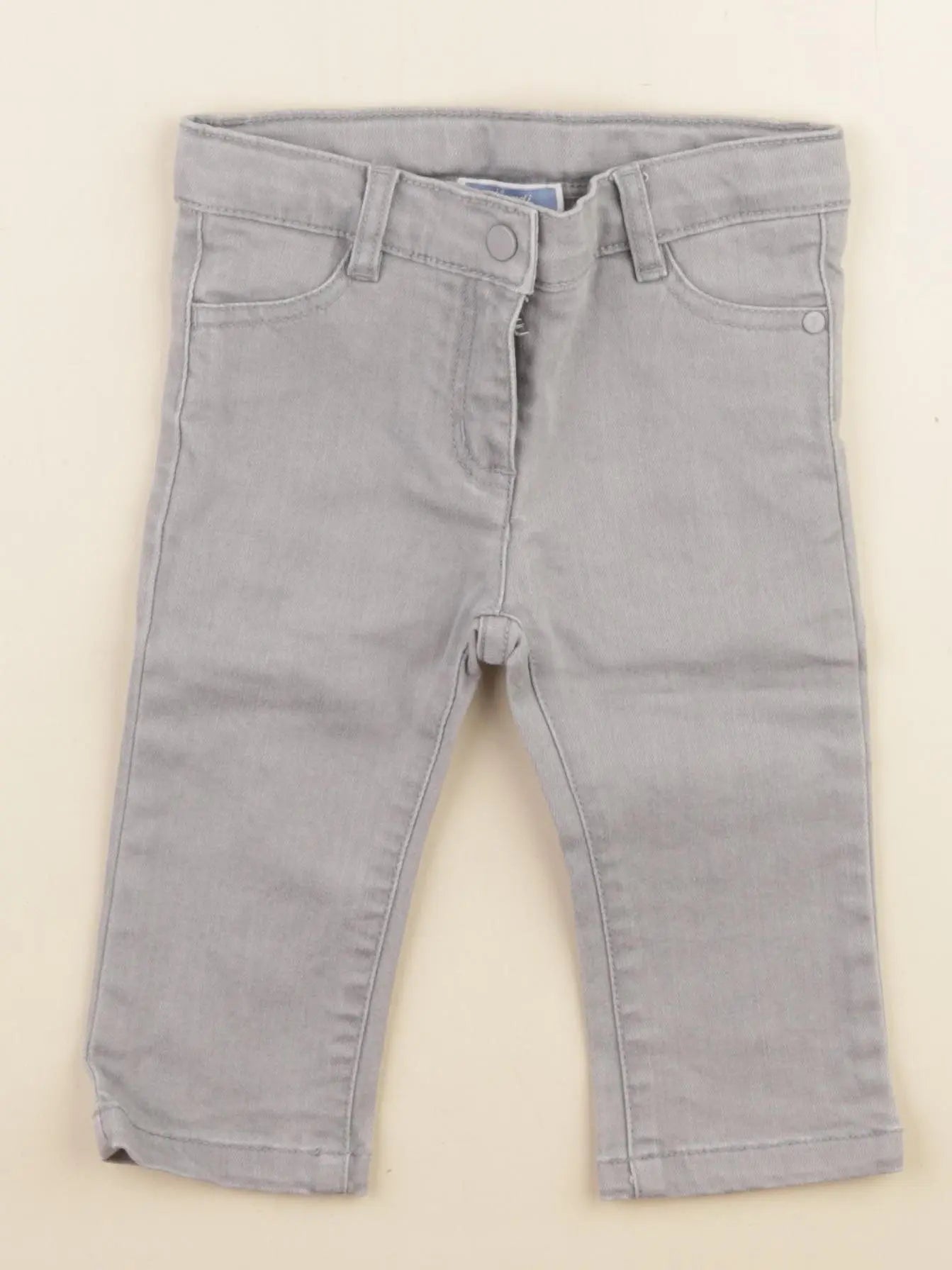 Jacadi - jean gris - 12 mois