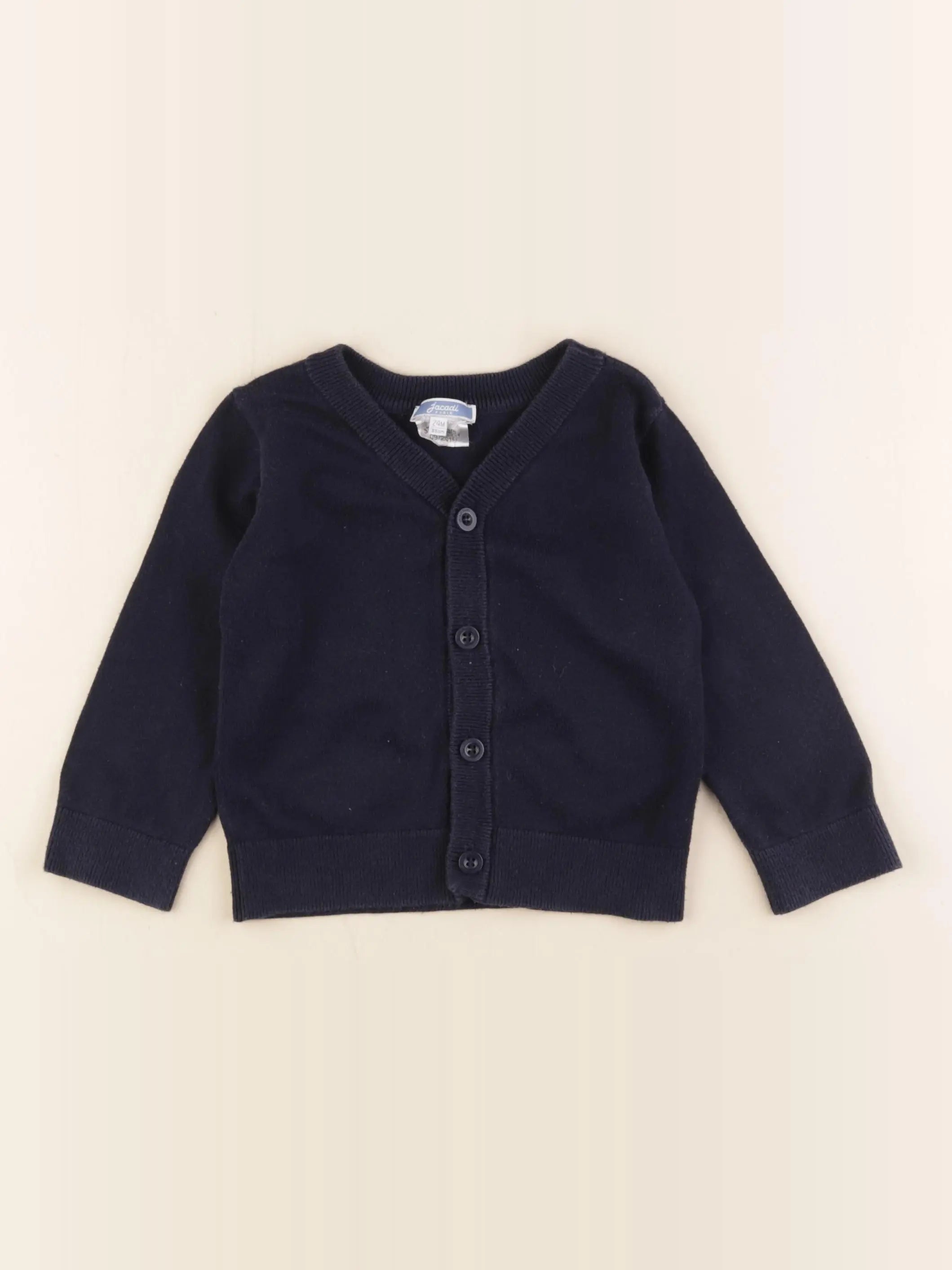 Jacadi - gilet bleu - 24 mois