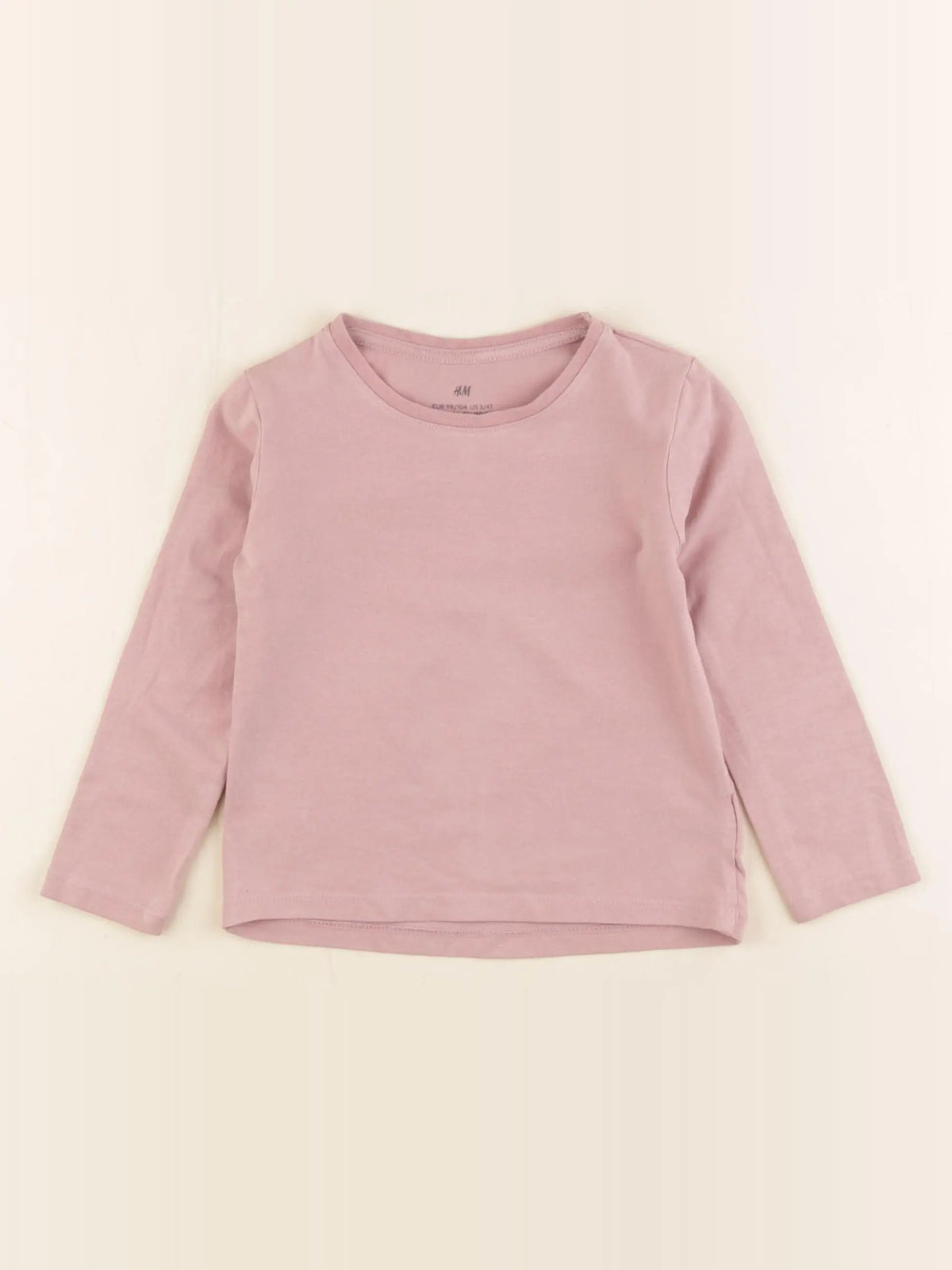 H&M - tee-shirt rose - 2/4 ans