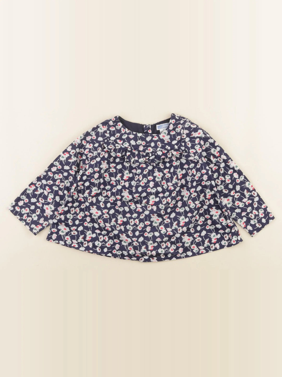 Jacadi - blouse liberty bleu - 18 mois