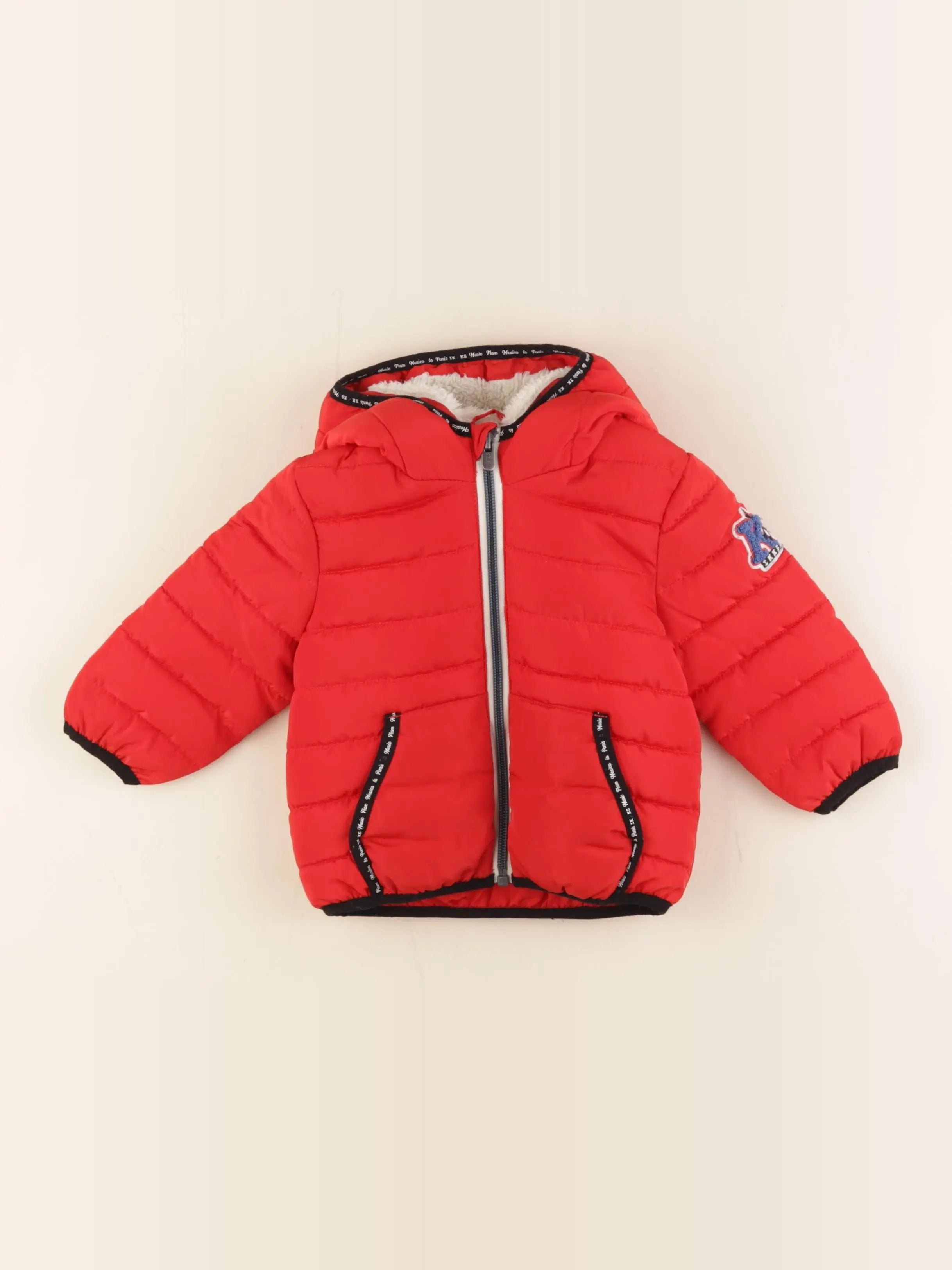 IKKS - doudoune rouge - 12 mois