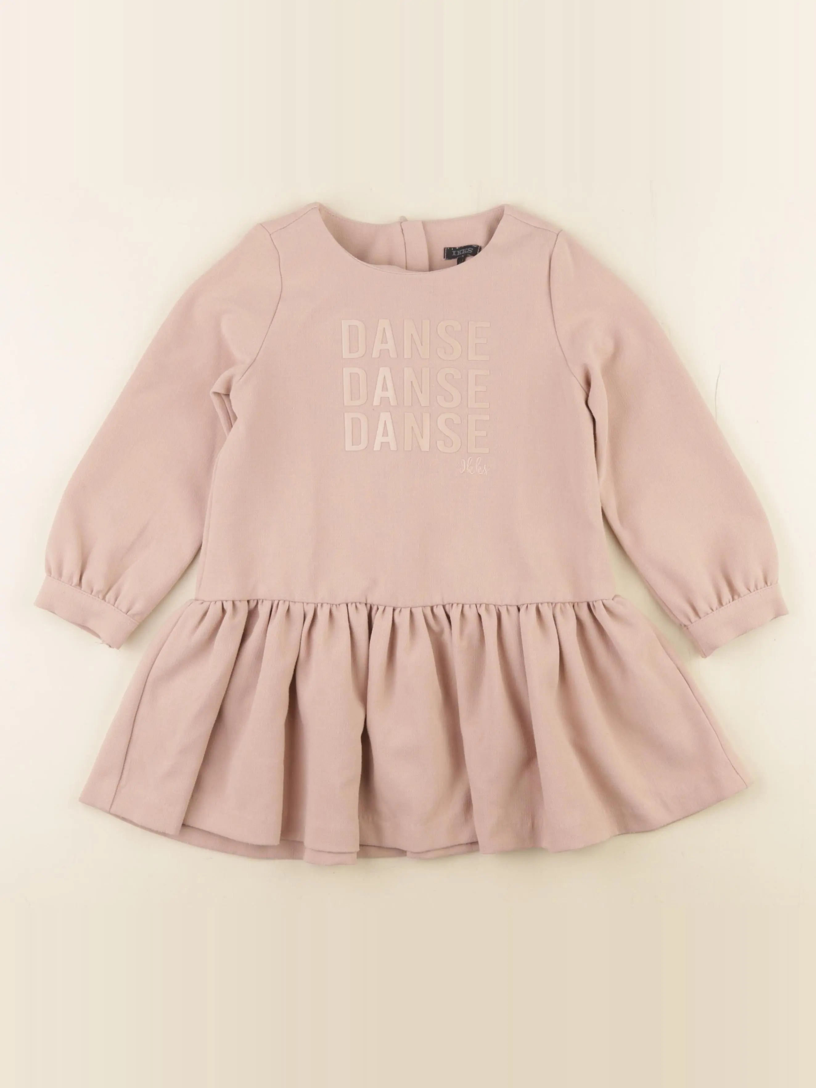 IKKS - robe rose - 4 ans