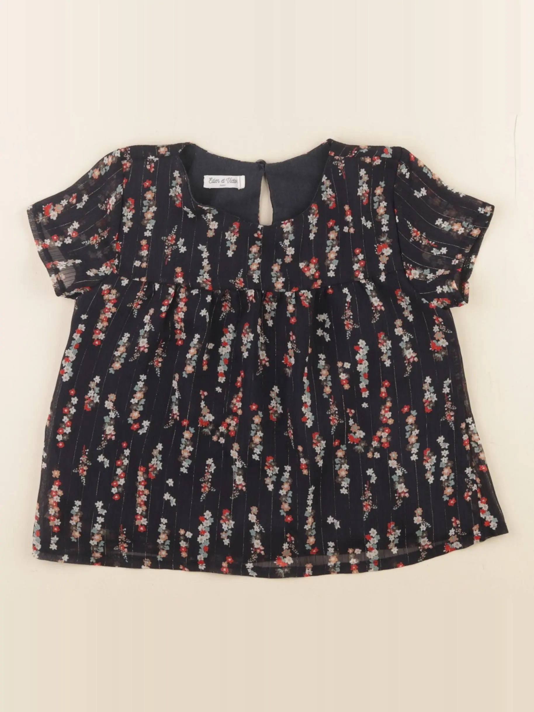 Eden & Victor - blouse bleu - 3 ans