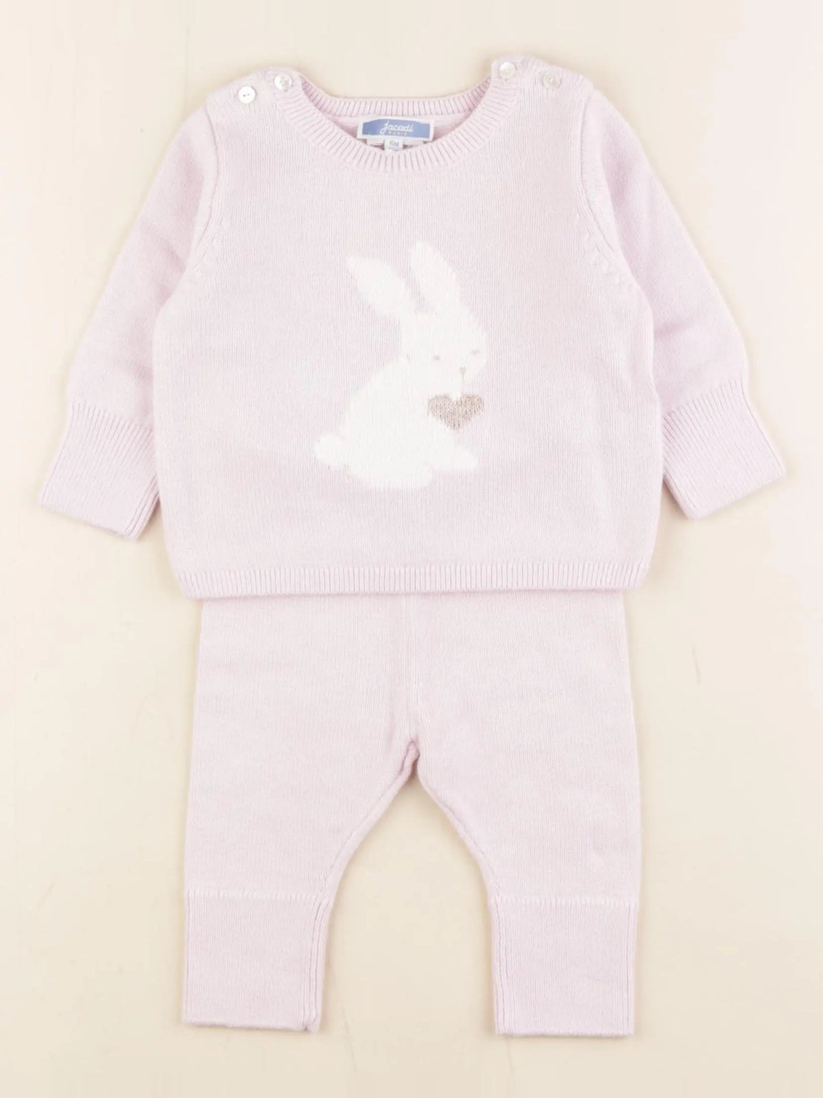 Jacadi - ensemble rose - 6 mois