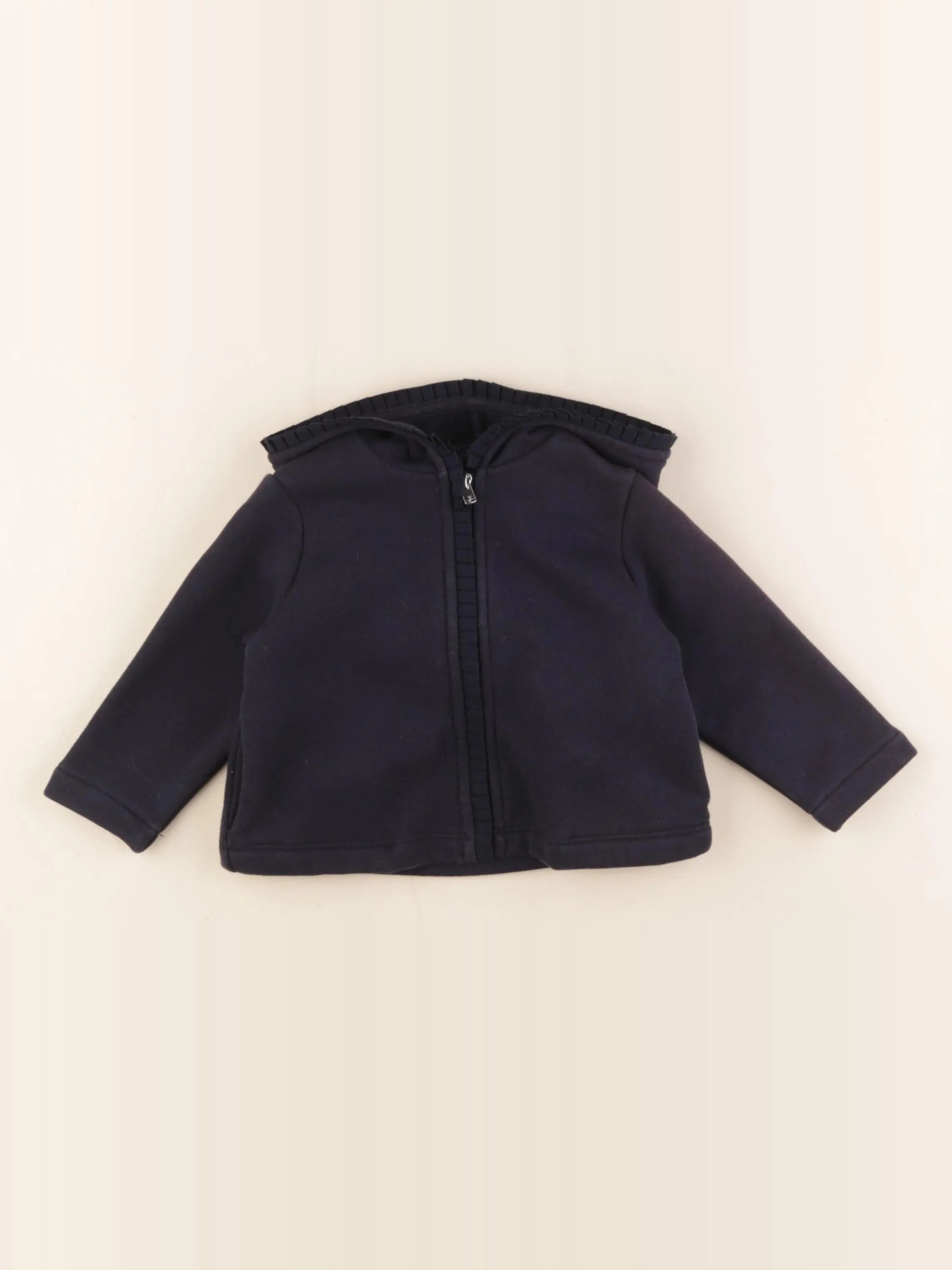 Jacadi - sweat bleu - 12 mois