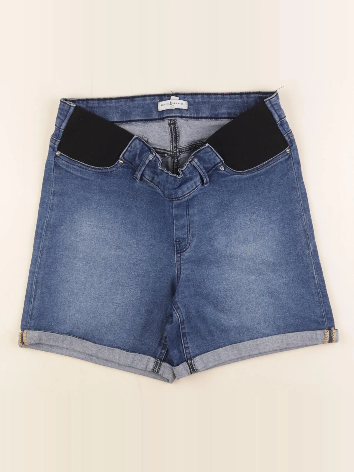 Envie de fraise - short bleu - 34