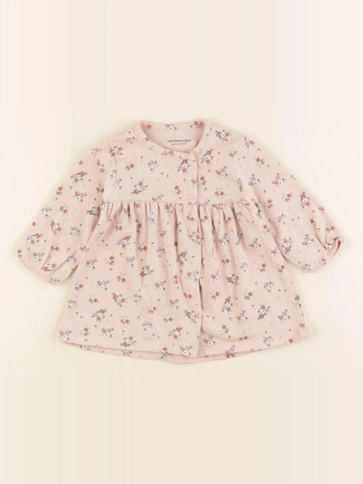 Vertbaudet - tee-shirt rose - 3 mois