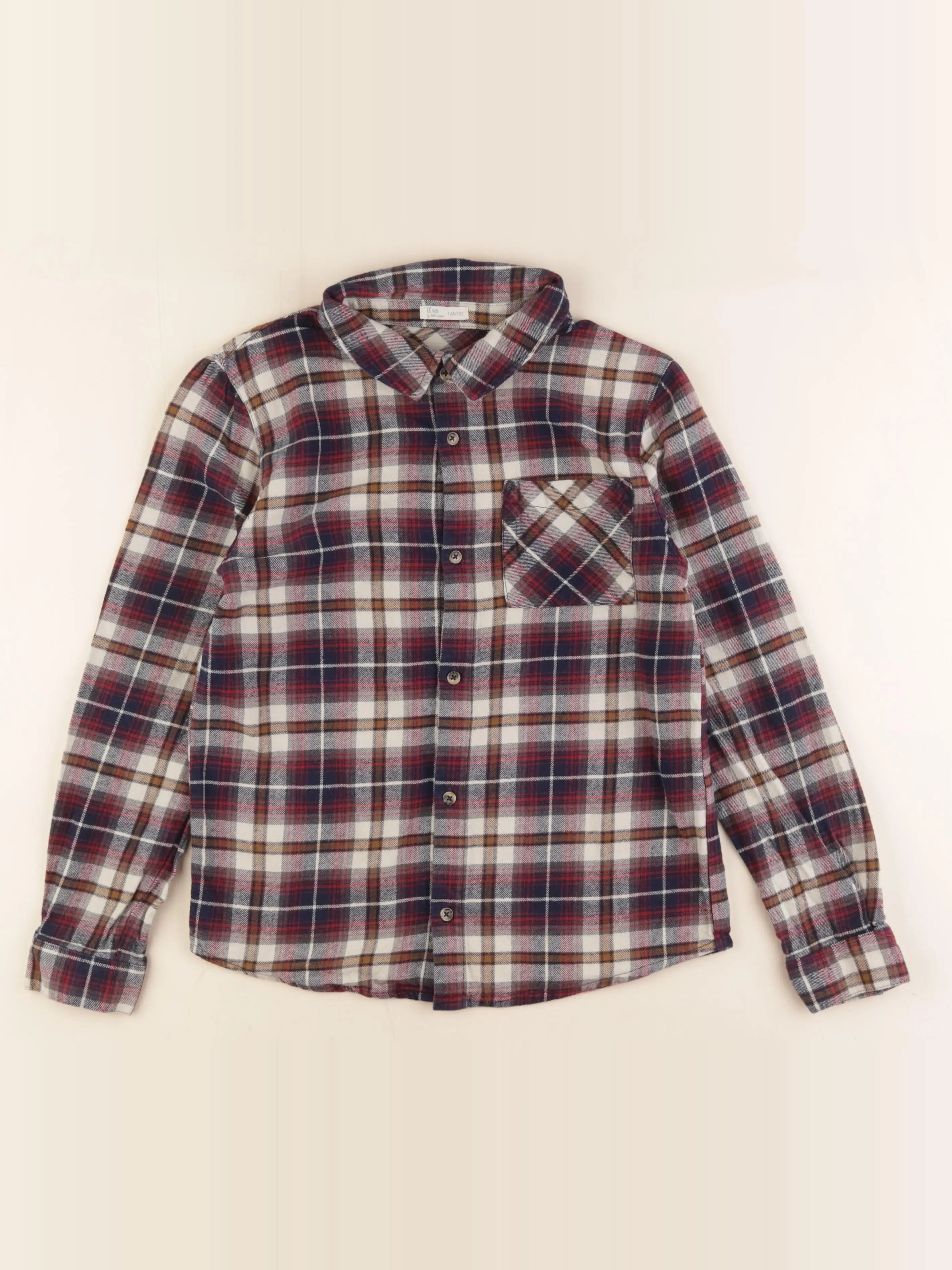 Little Cigogne - chemise rouge - 12 ans