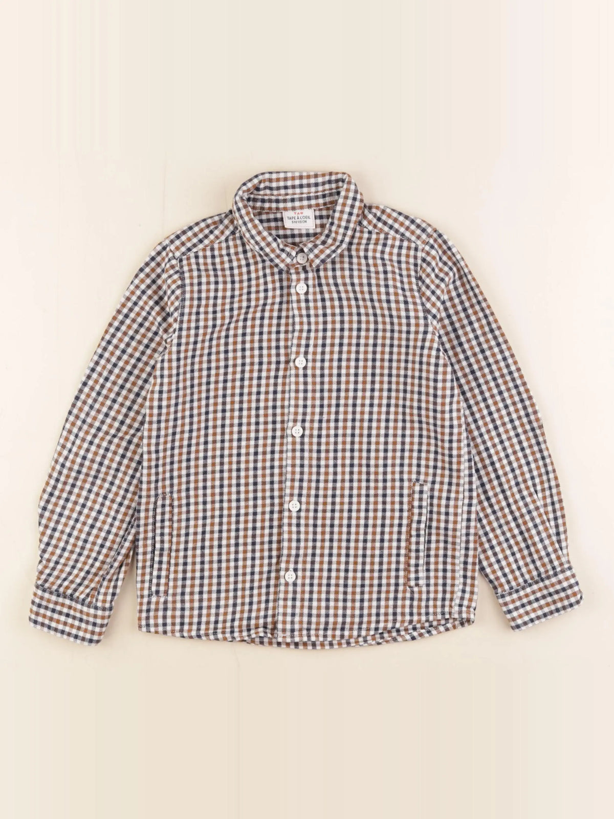 Tape à l'oeil - chemise marron - 5 ans