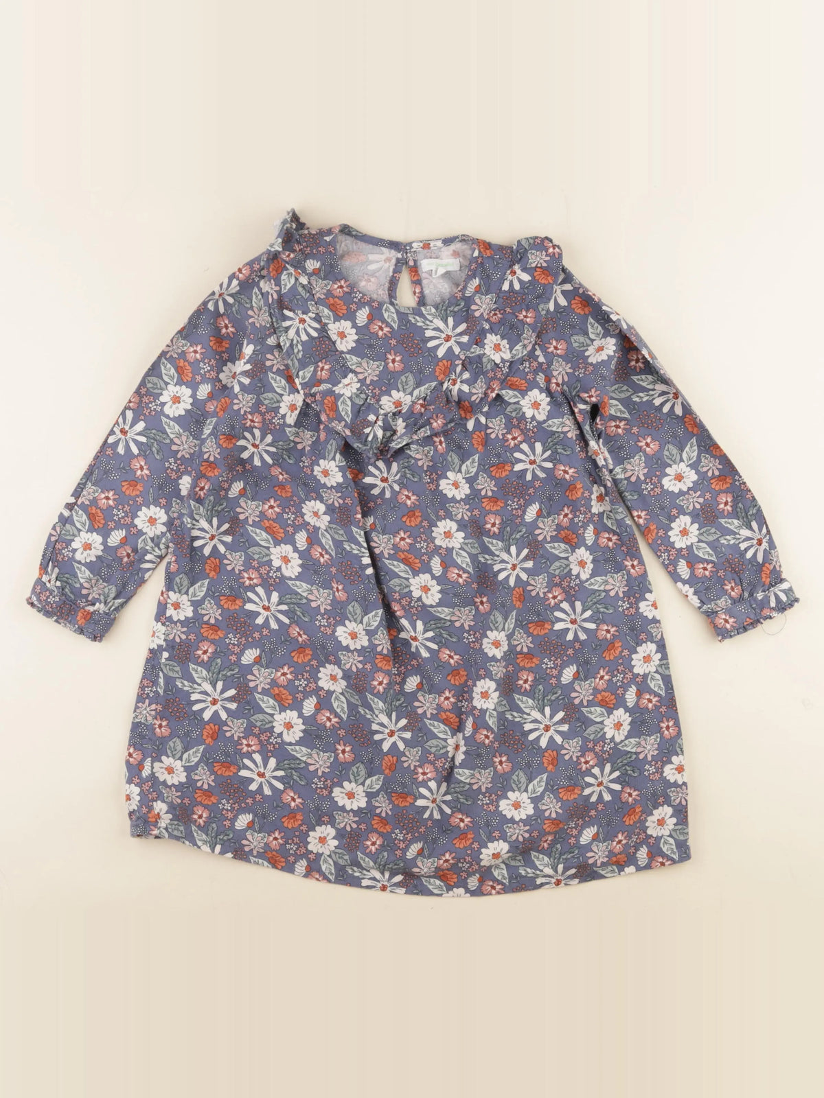Vertbaudet - robe bleu - 5 ans