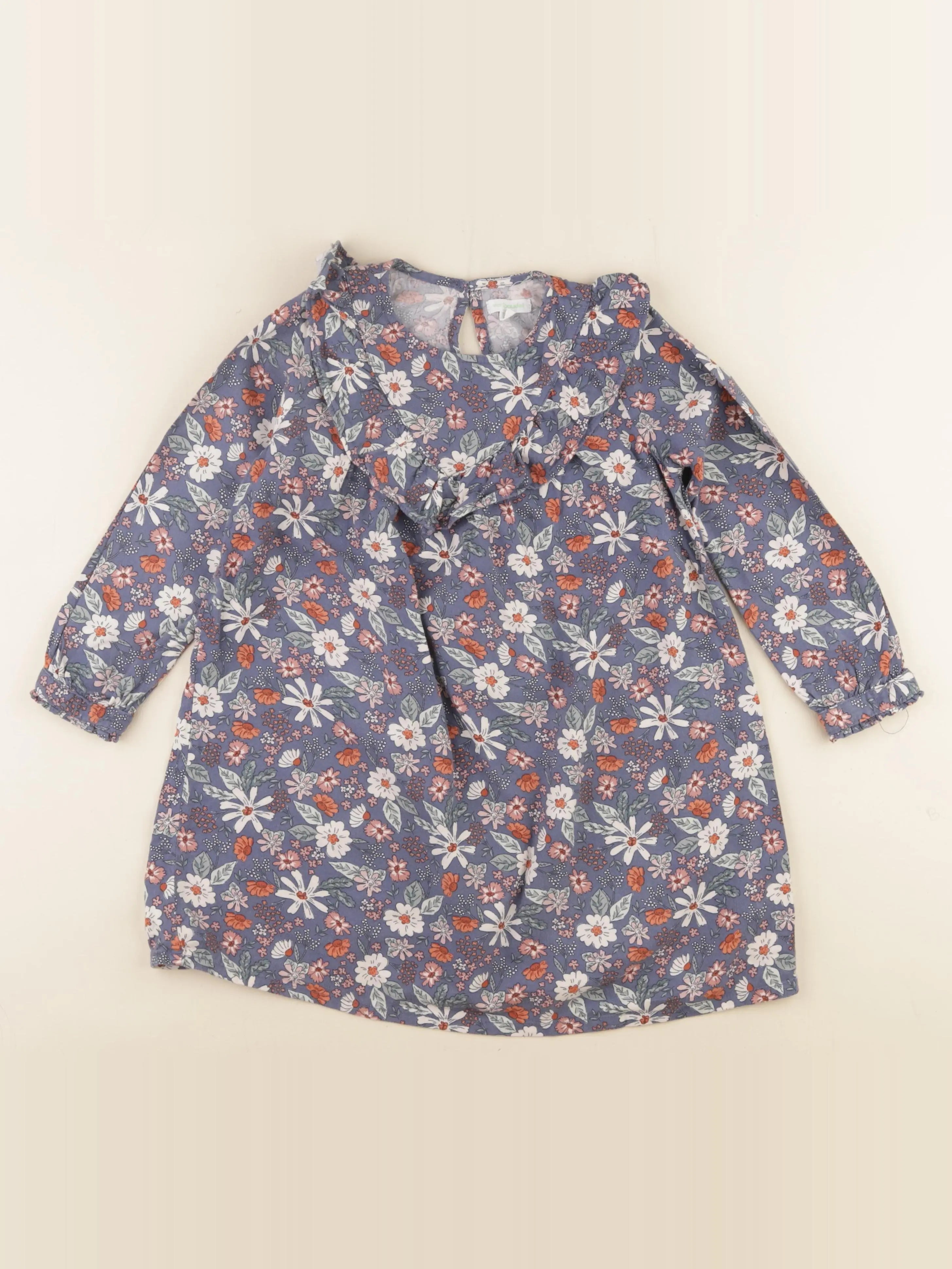 Vertbaudet - robe bleu - 5 ans