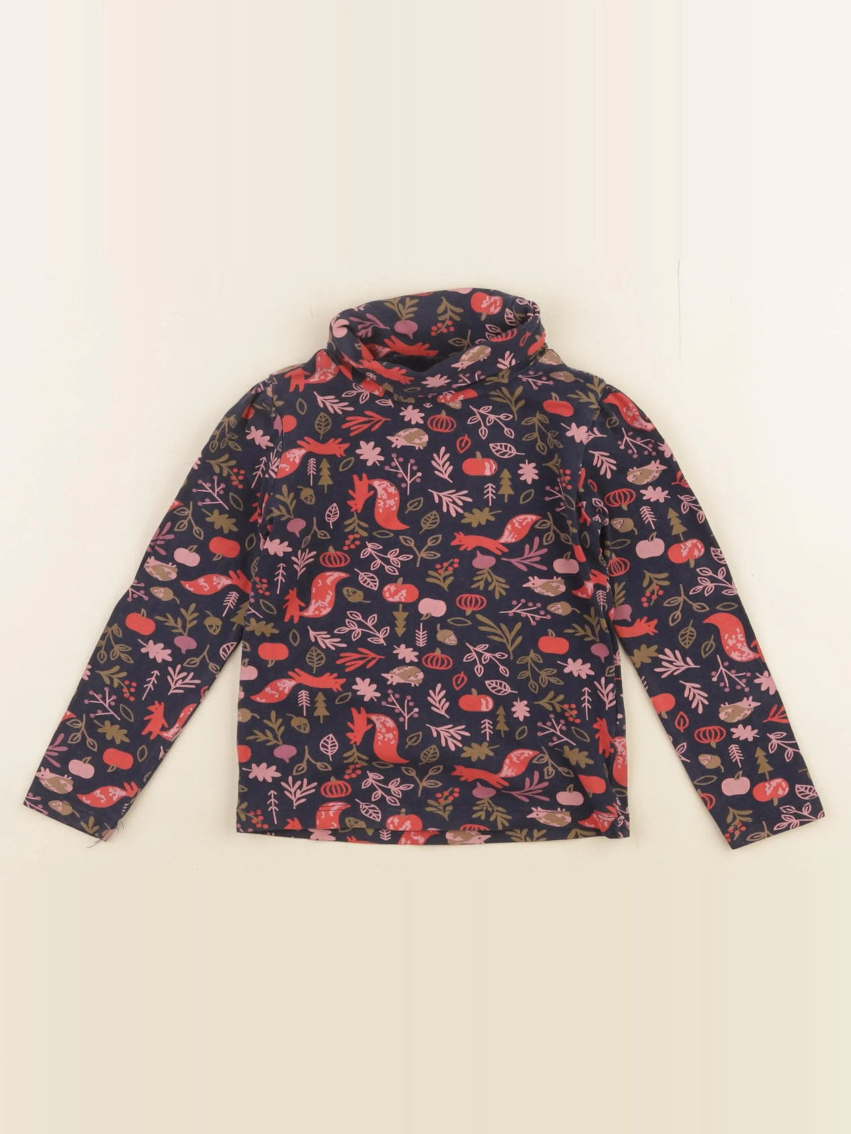 Vertbaudet - sous-pull bleu, multicolore - 3 ans