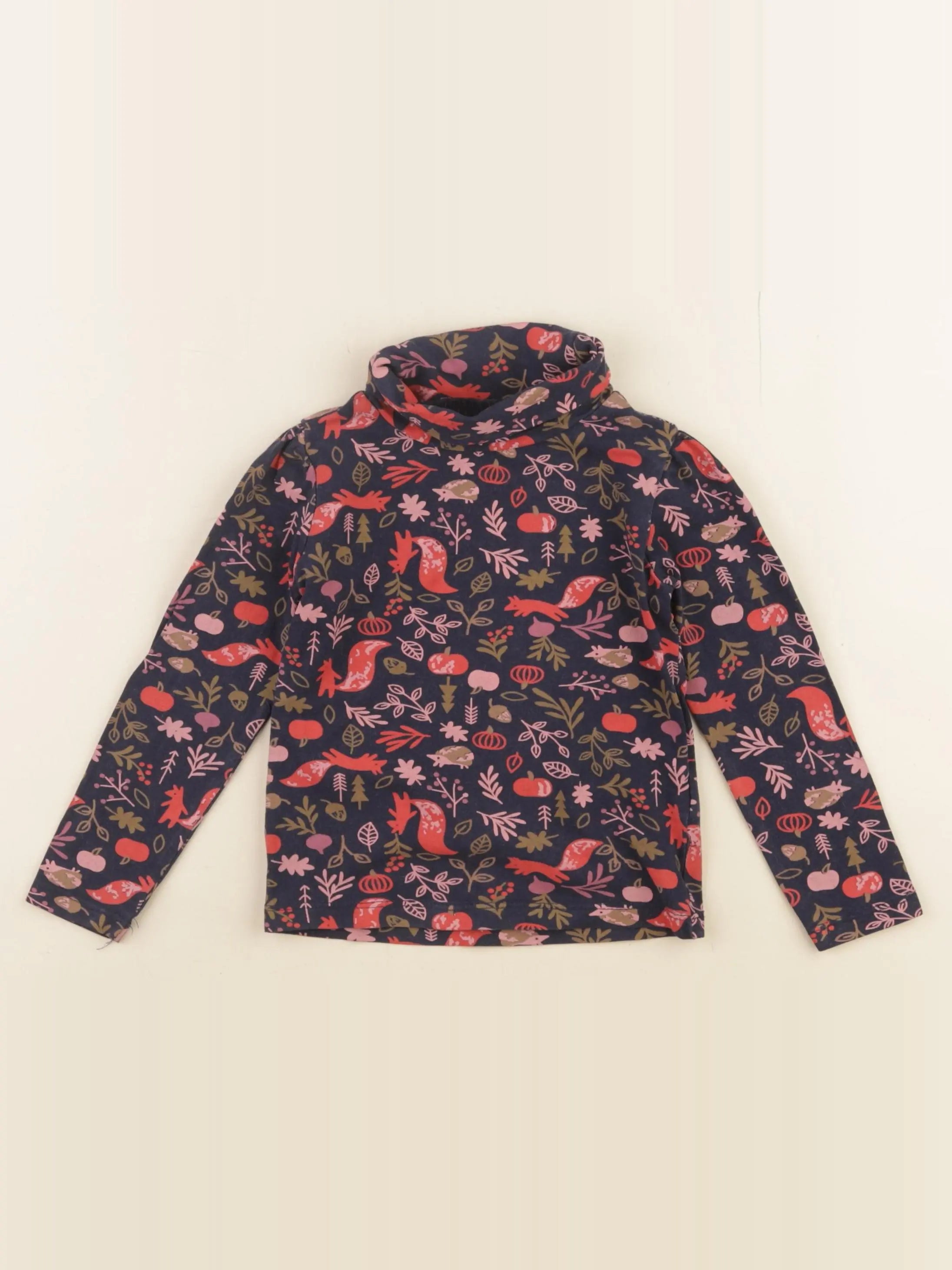 Vertbaudet - sous-pull bleu, multicolore - 3 ans