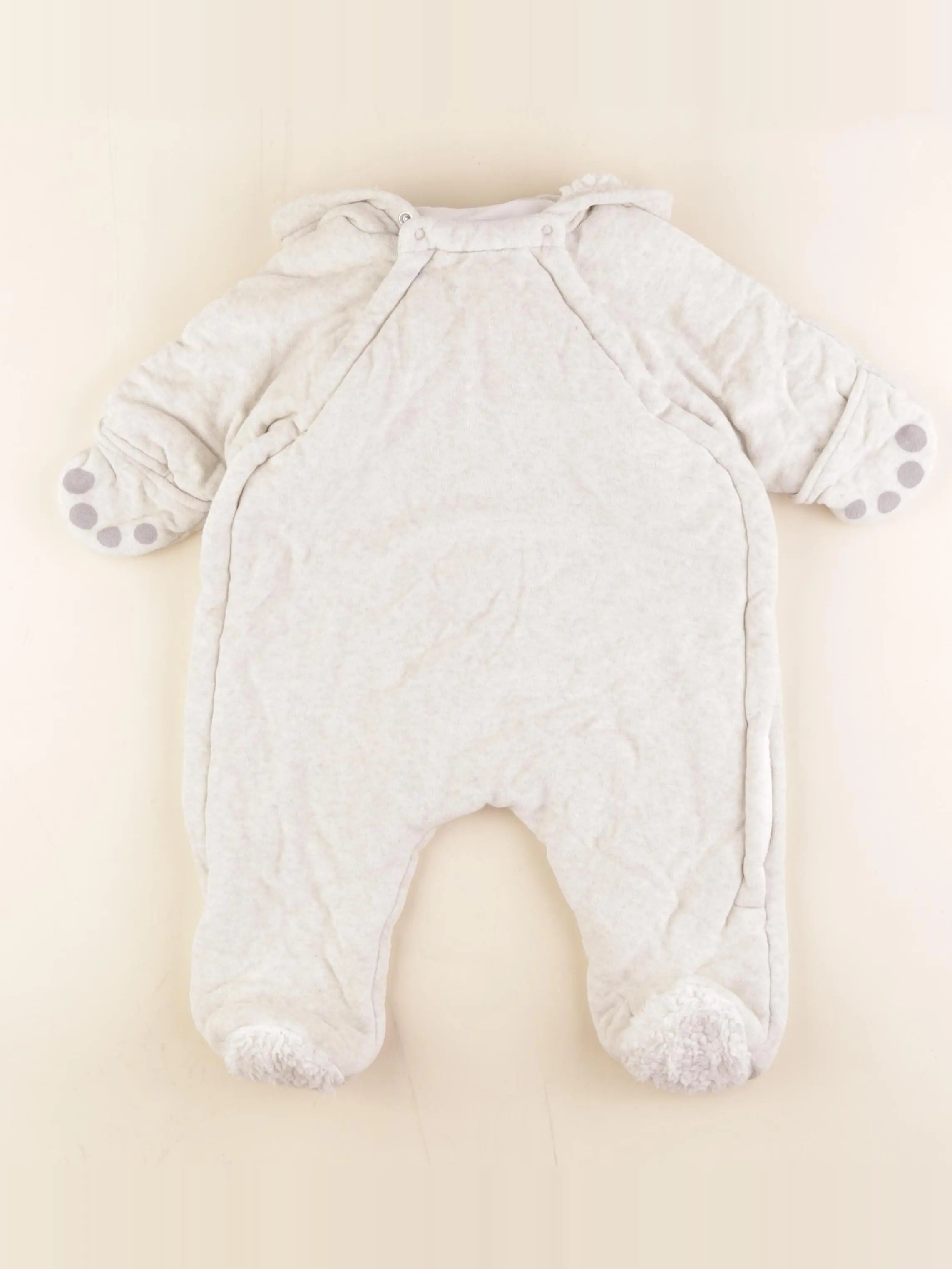 Petit Bateau - combi-pilote beige - 6 mois