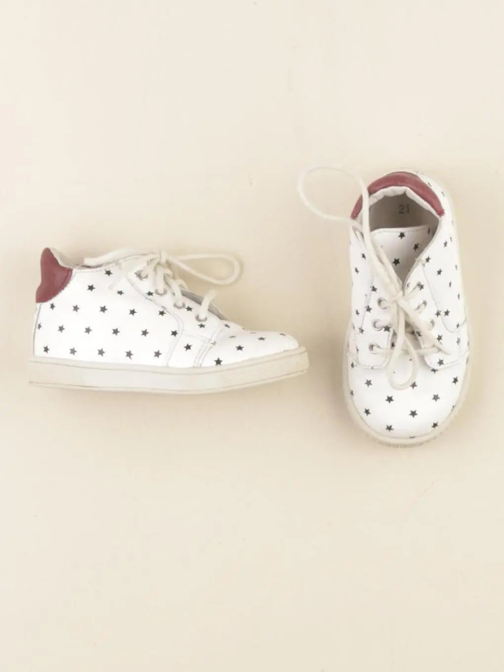 Bonton - bottillons blanc - pointure 21