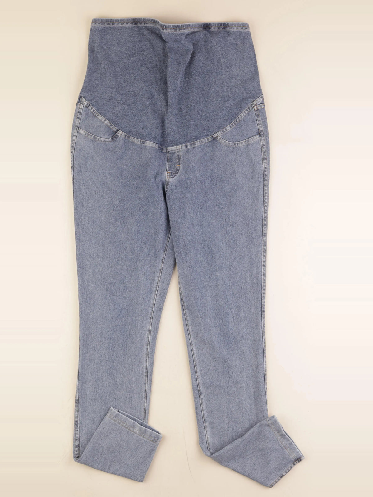 H&M - jean grossesse bleu - m