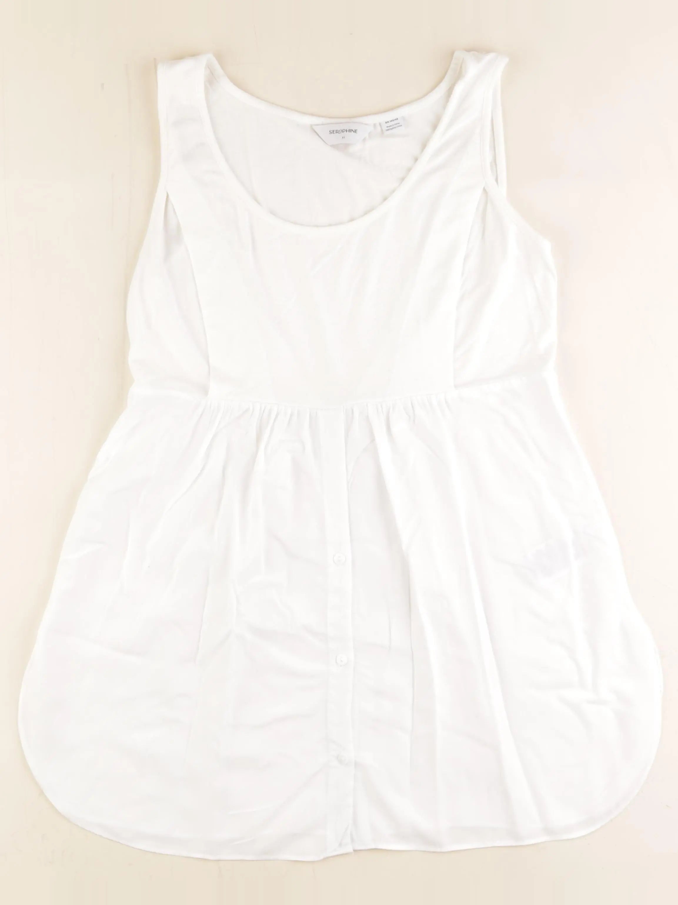 Seraphine - débardeur grossesse blanc - xs